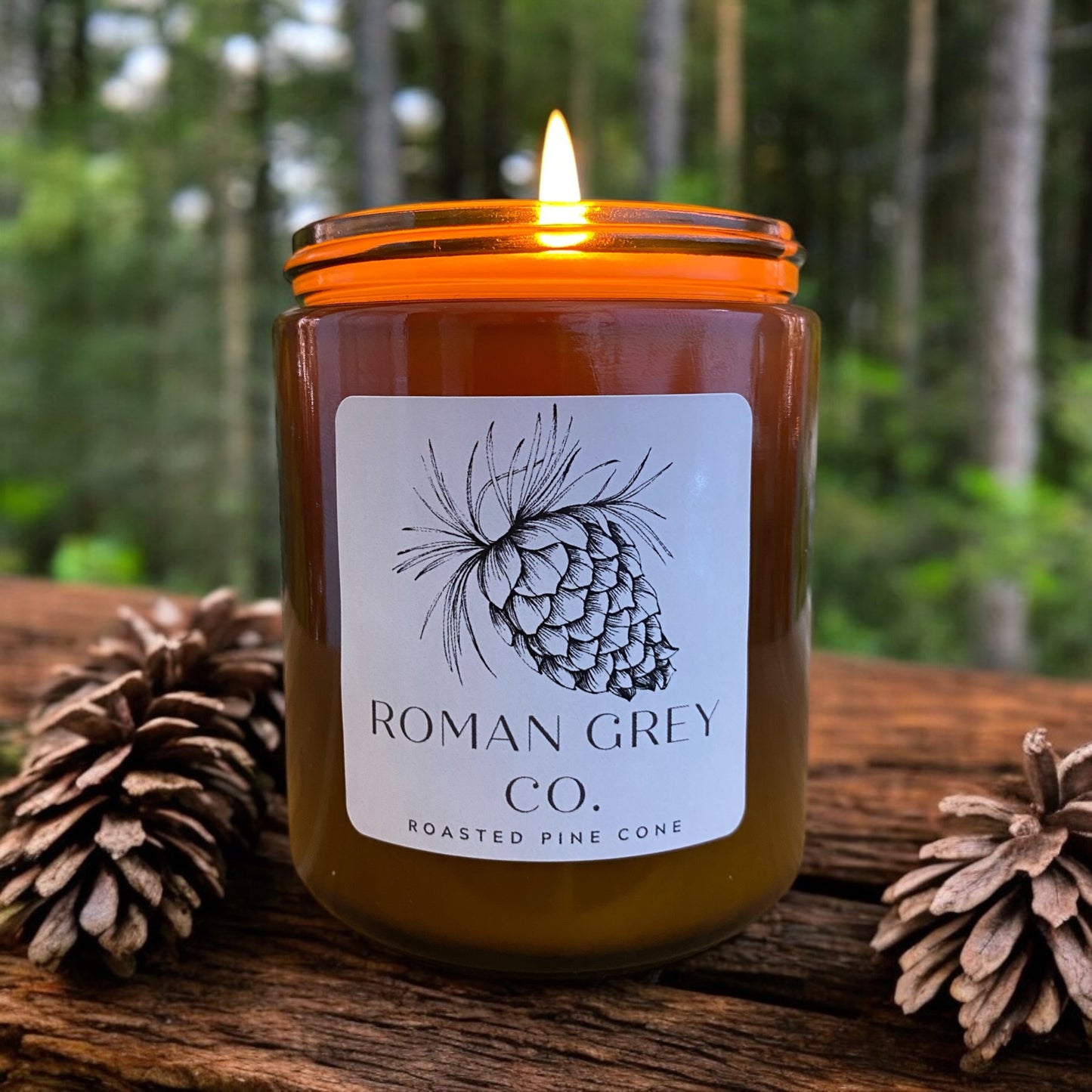 ROASTED PINE CONE SOY CANDLE
