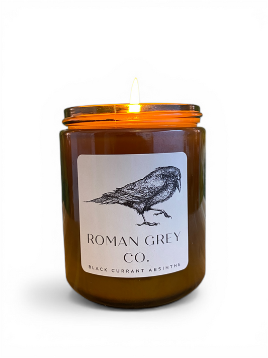 BLACK CURRANT ABSINTHE SOY CANDLE 8 OZ.