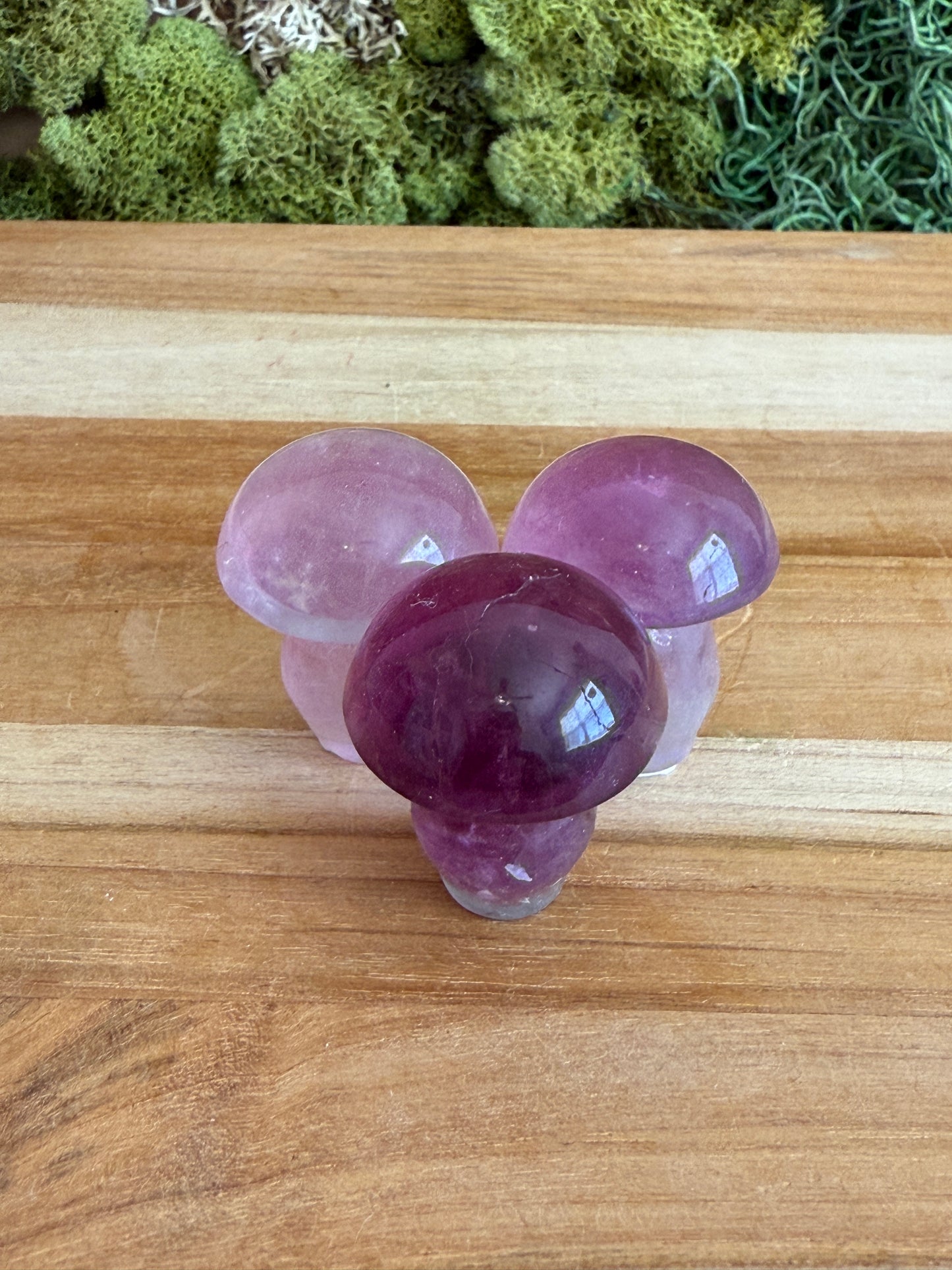 PURPLE FLUORITE MUSHROOM