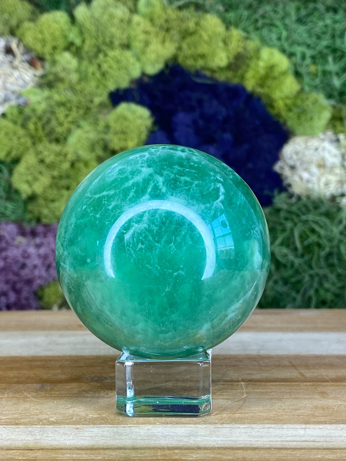 GREEN FLUORITE SPHERE