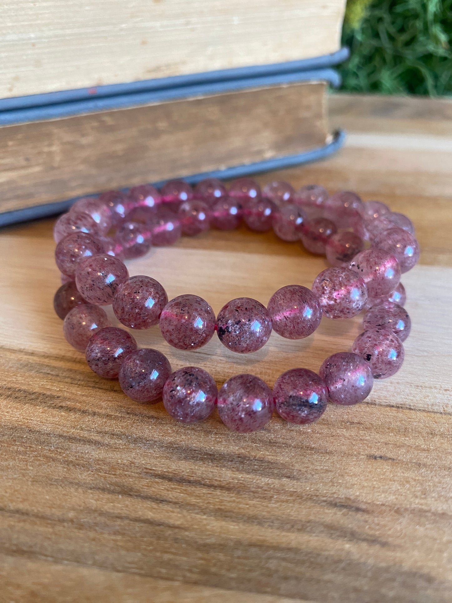 STRAWBERRY QUARTZ BRACELET