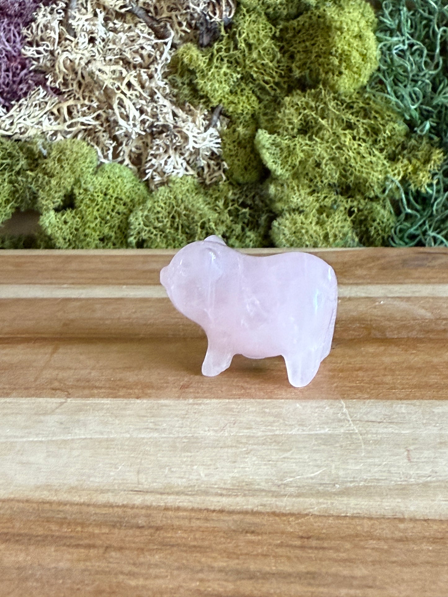 ROSE QUARTZ PIG