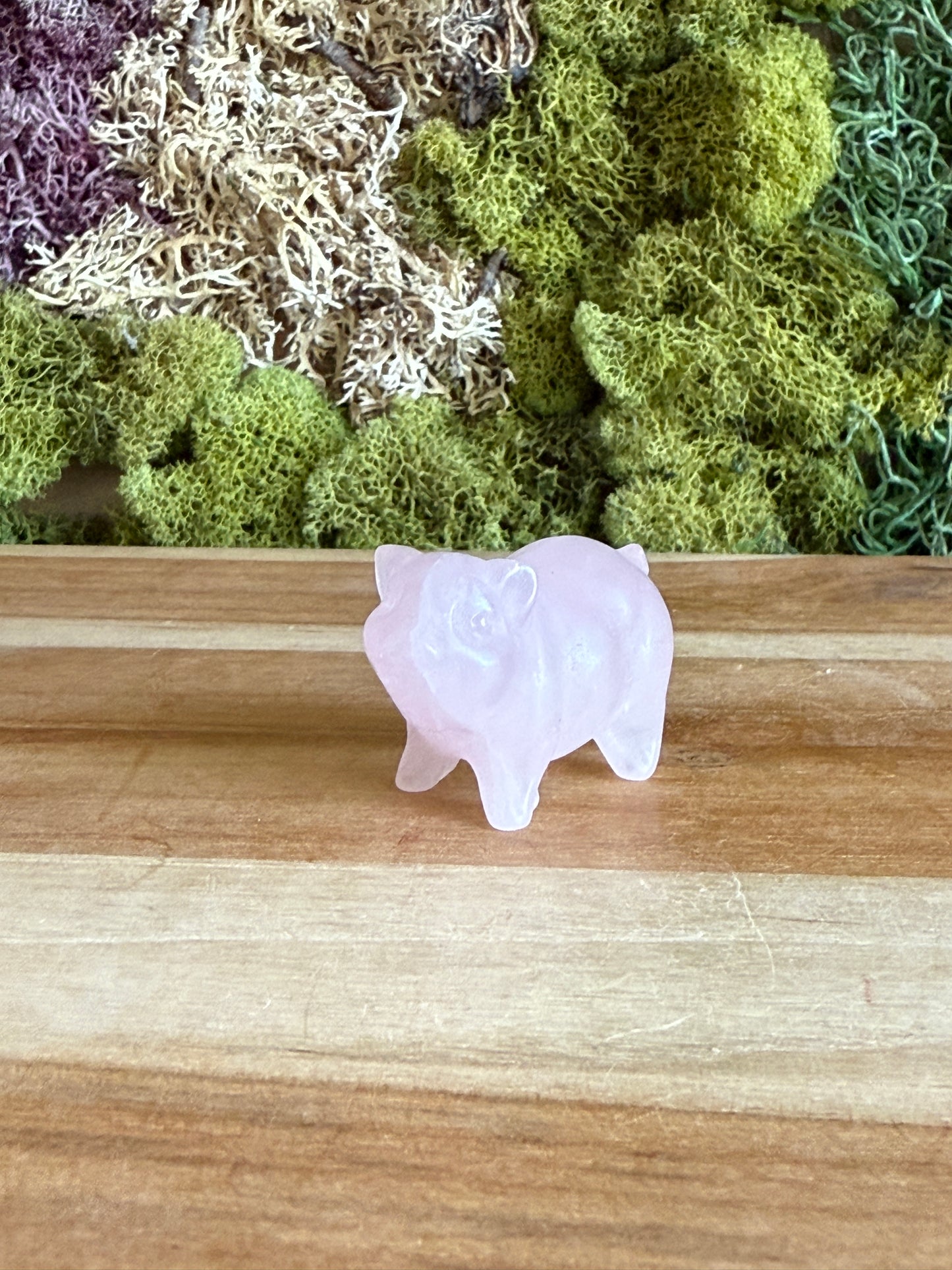 ROSE QUARTZ PIG