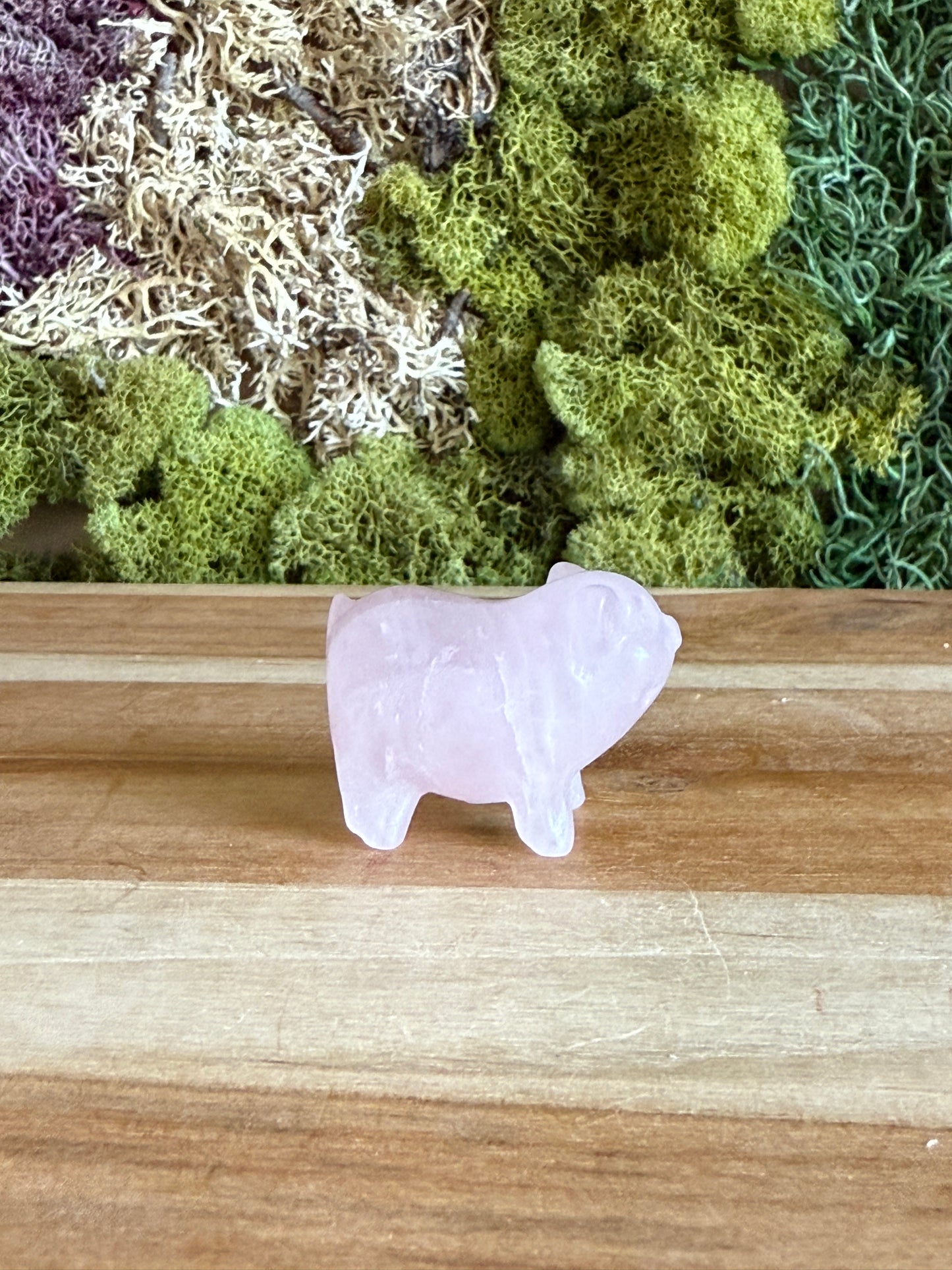 ROSE QUARTZ PIG
