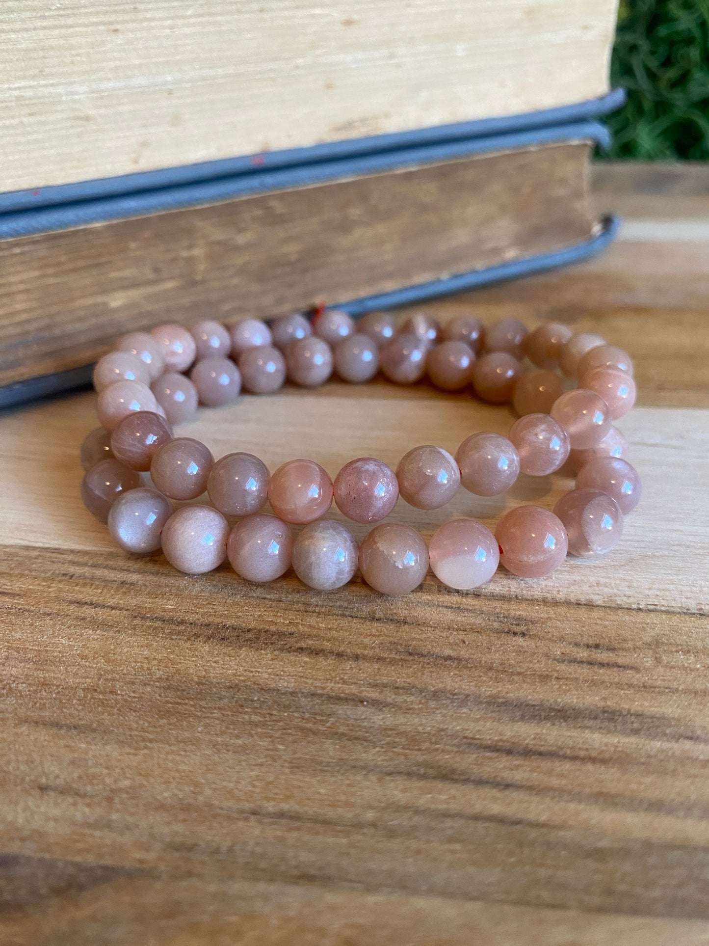 PEACH MOONSTONE BRACELET