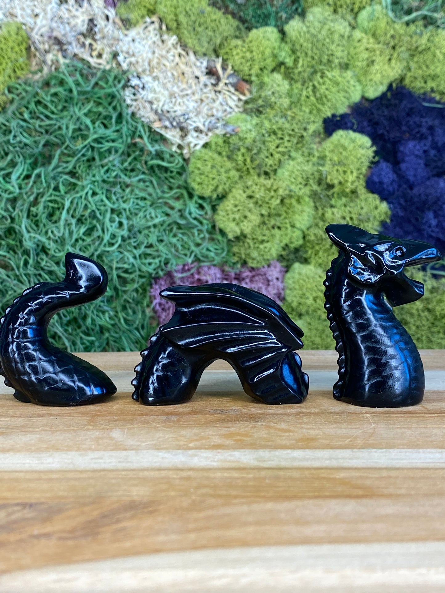 OBSIDIAN THREE PIECE DRAGON