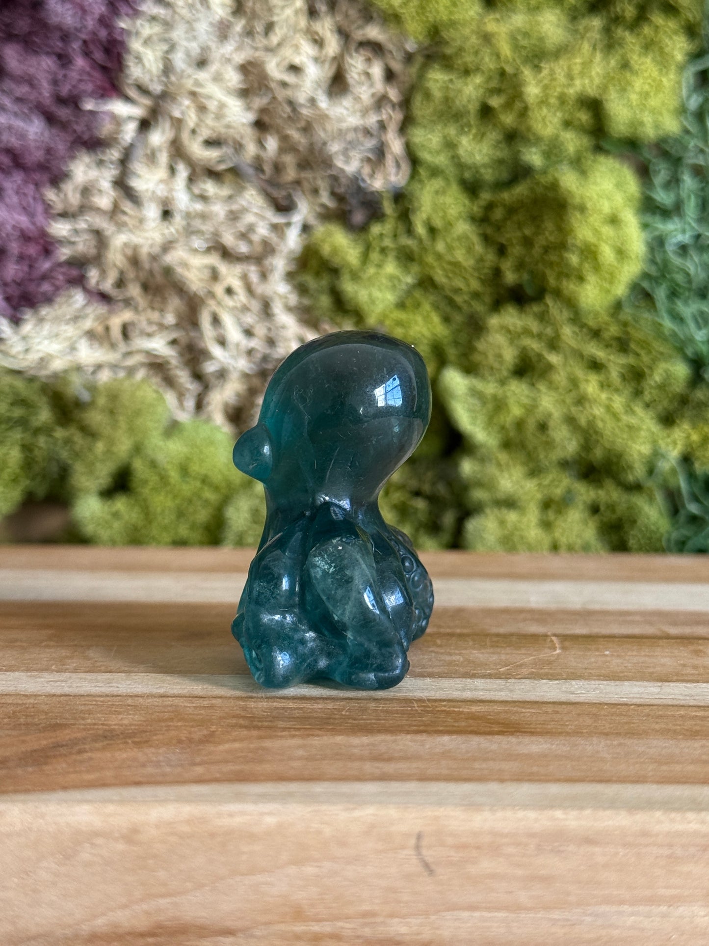 GREEN FLUORITE OCTOPUS