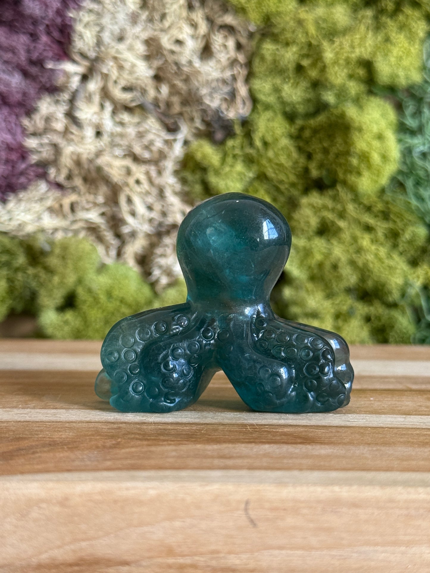 GREEN FLUORITE OCTOPUS