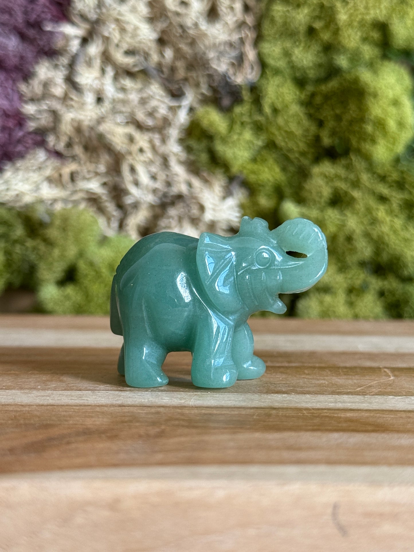 GREEN AVENTURINE ELEPHANT