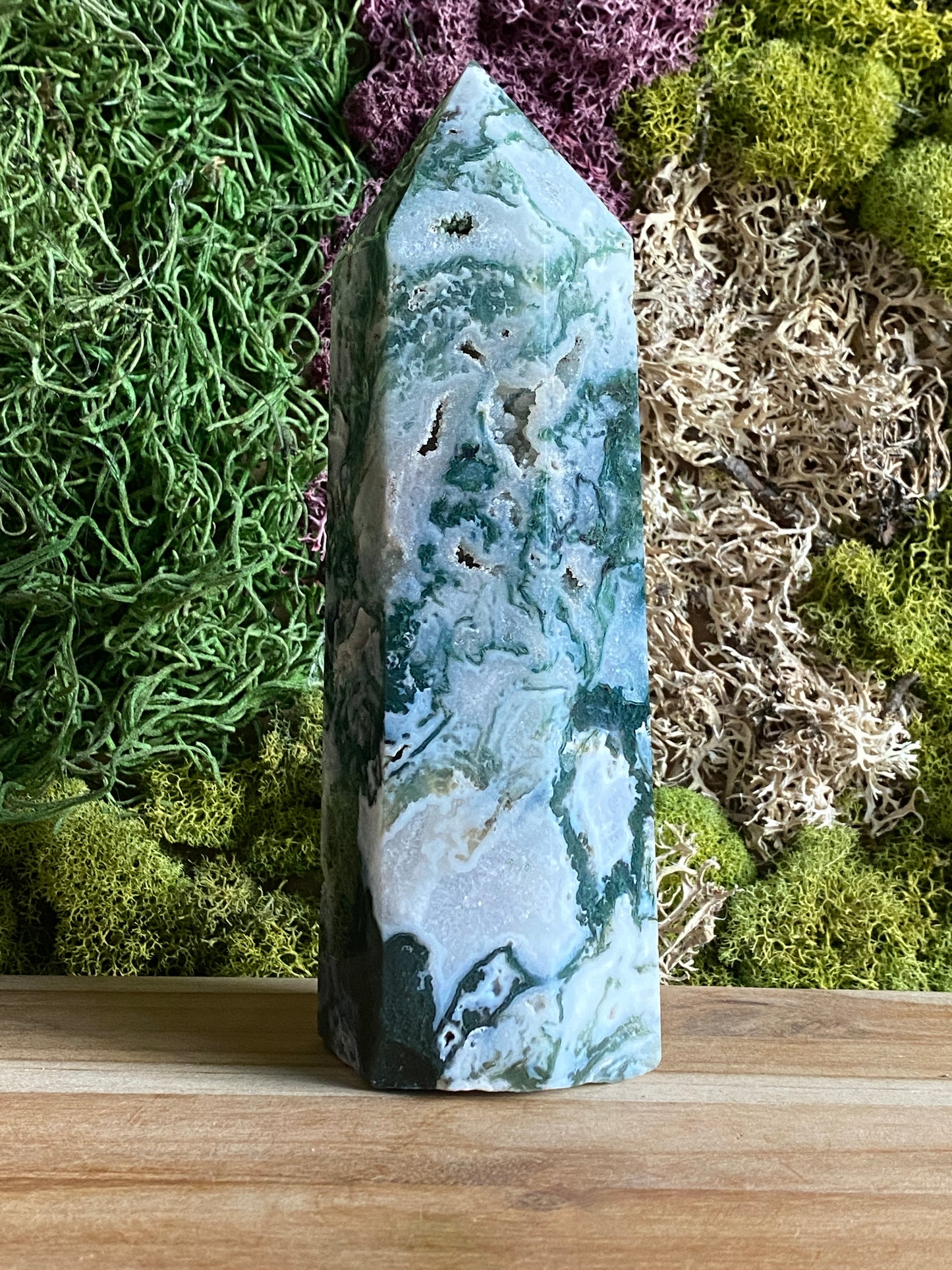 MOSS AGATE TOWER