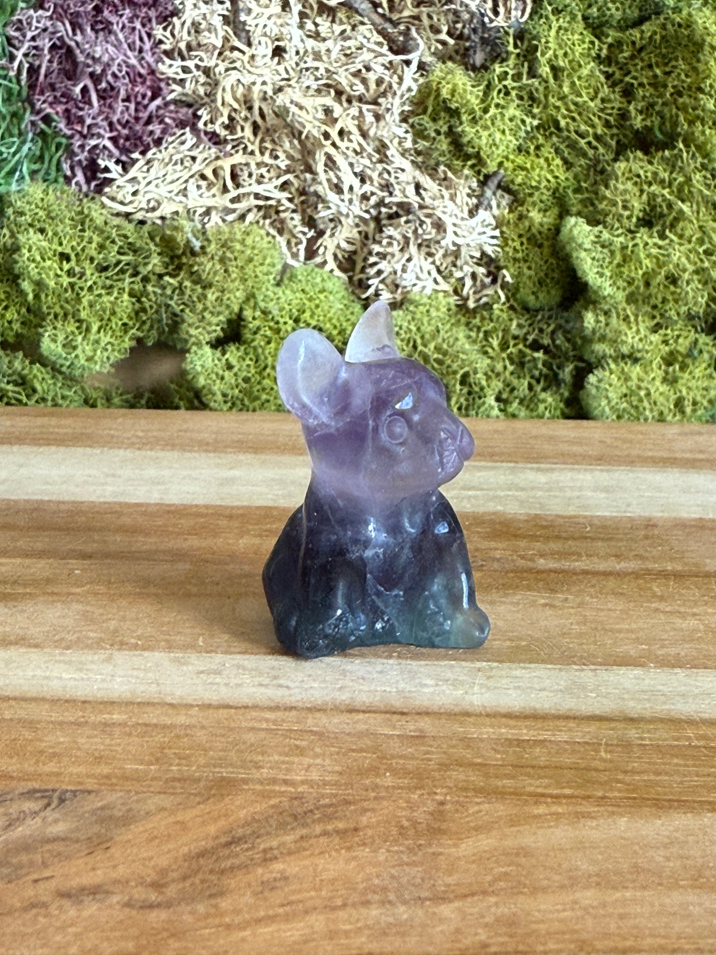 RAINBOW FLUORITE FRENCHIE