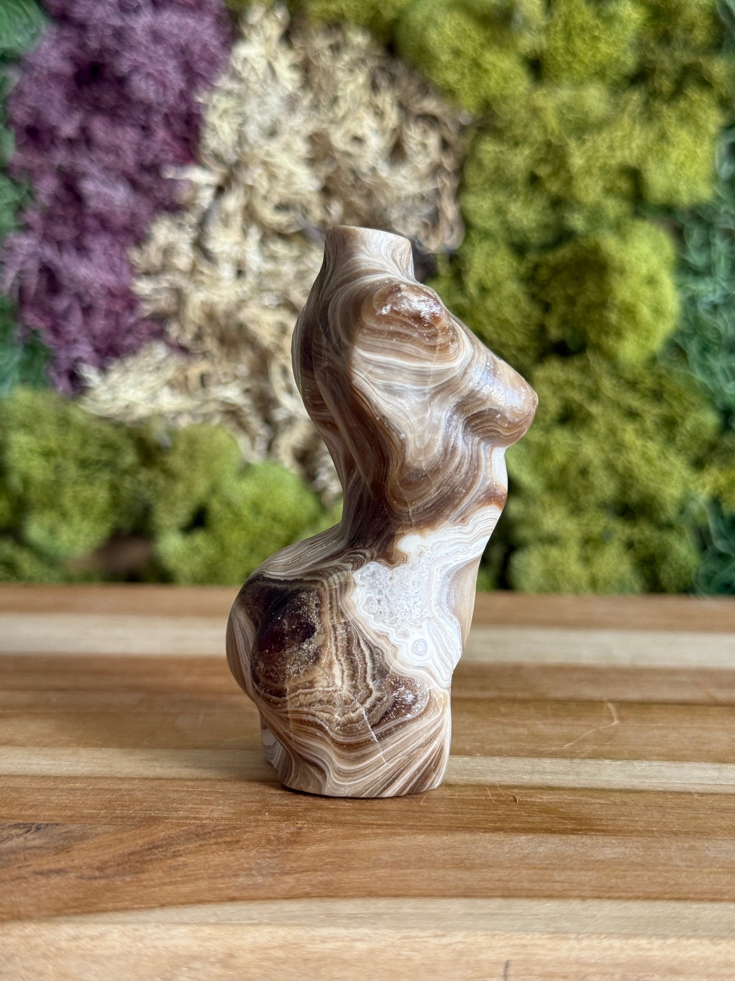 CHOCOLATE CALCITE GODDESS BODY
