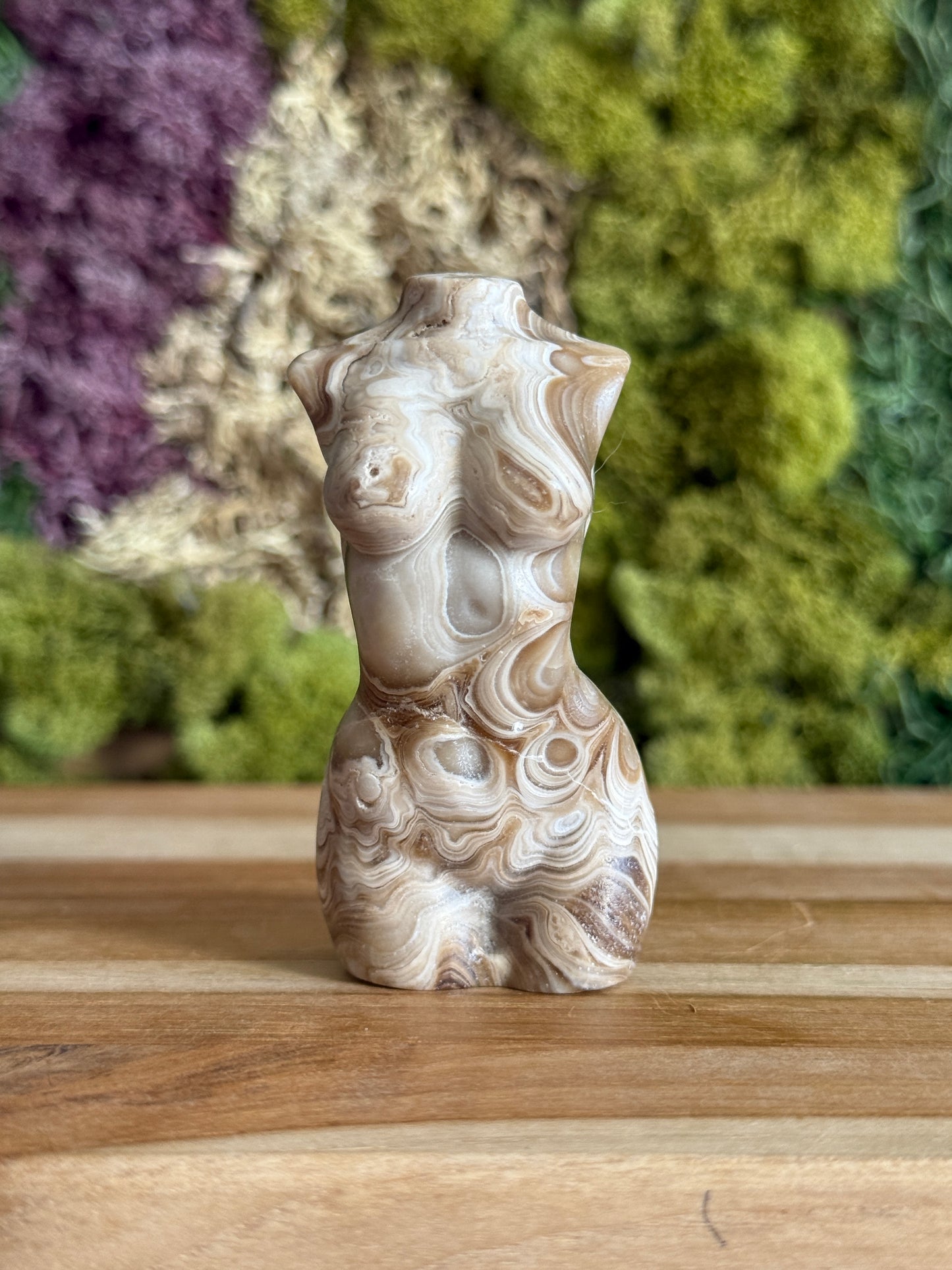 CHOCOLATE CALCITE GODDESS BODY