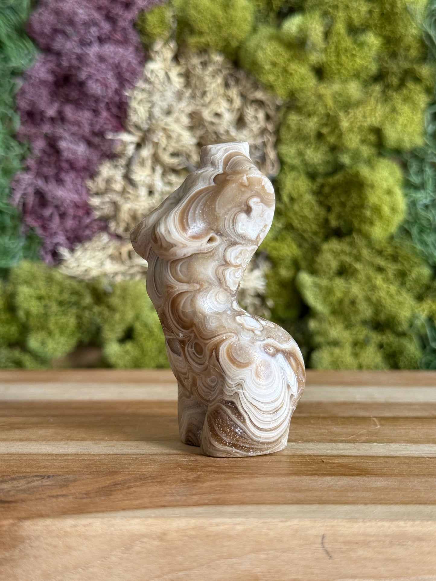 CHOCOLATE CALCITE GODDESS BODY