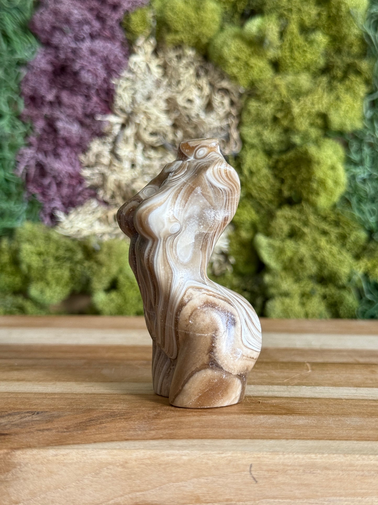CHOCOLATE CALCITE GODDESS BODY