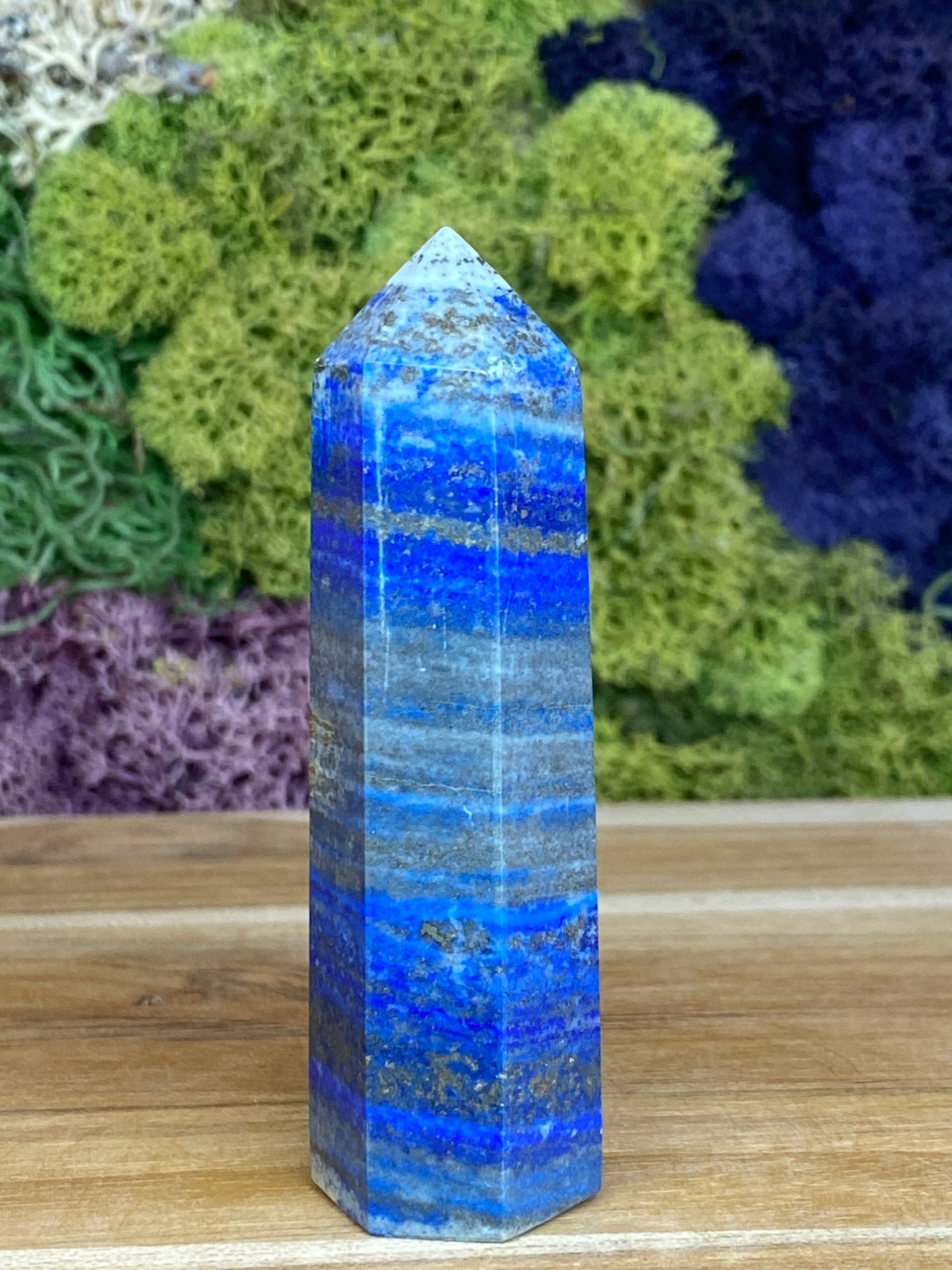 LAPIS LAZULI WITH PYRITE TOWER