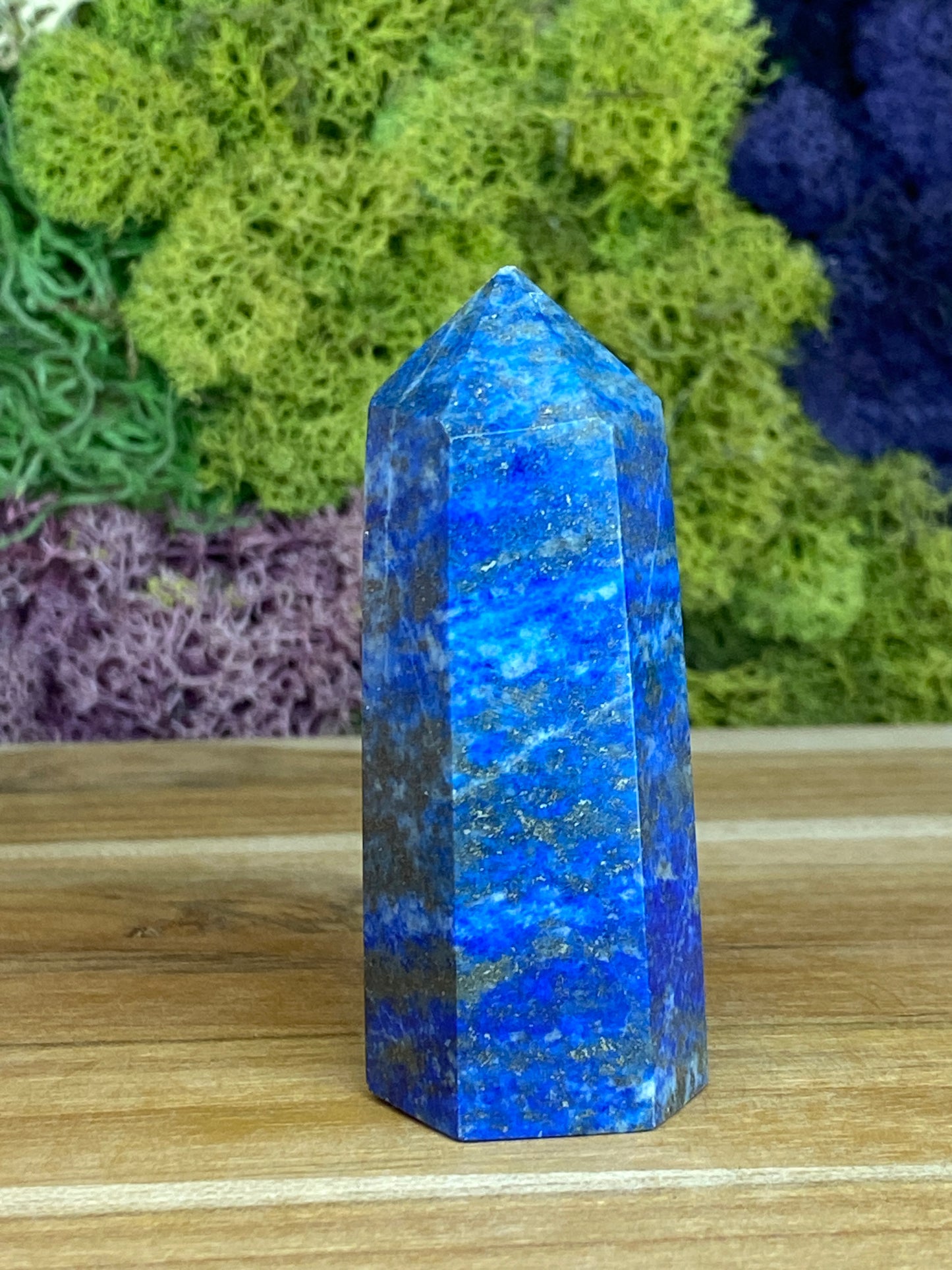 LAPIS LAZULI WITH PYRITE TOWER