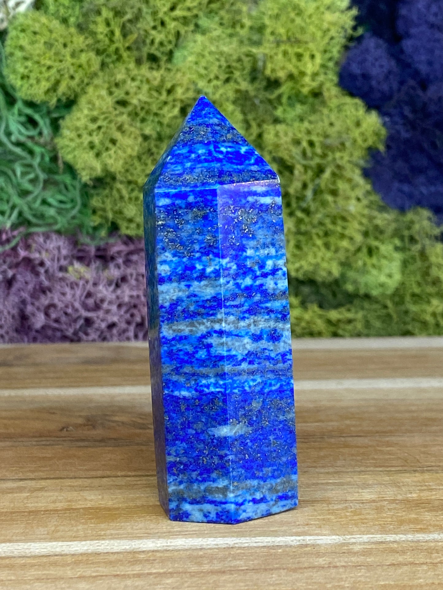 LAPIS LAZULI WITH PYRITE TOWER