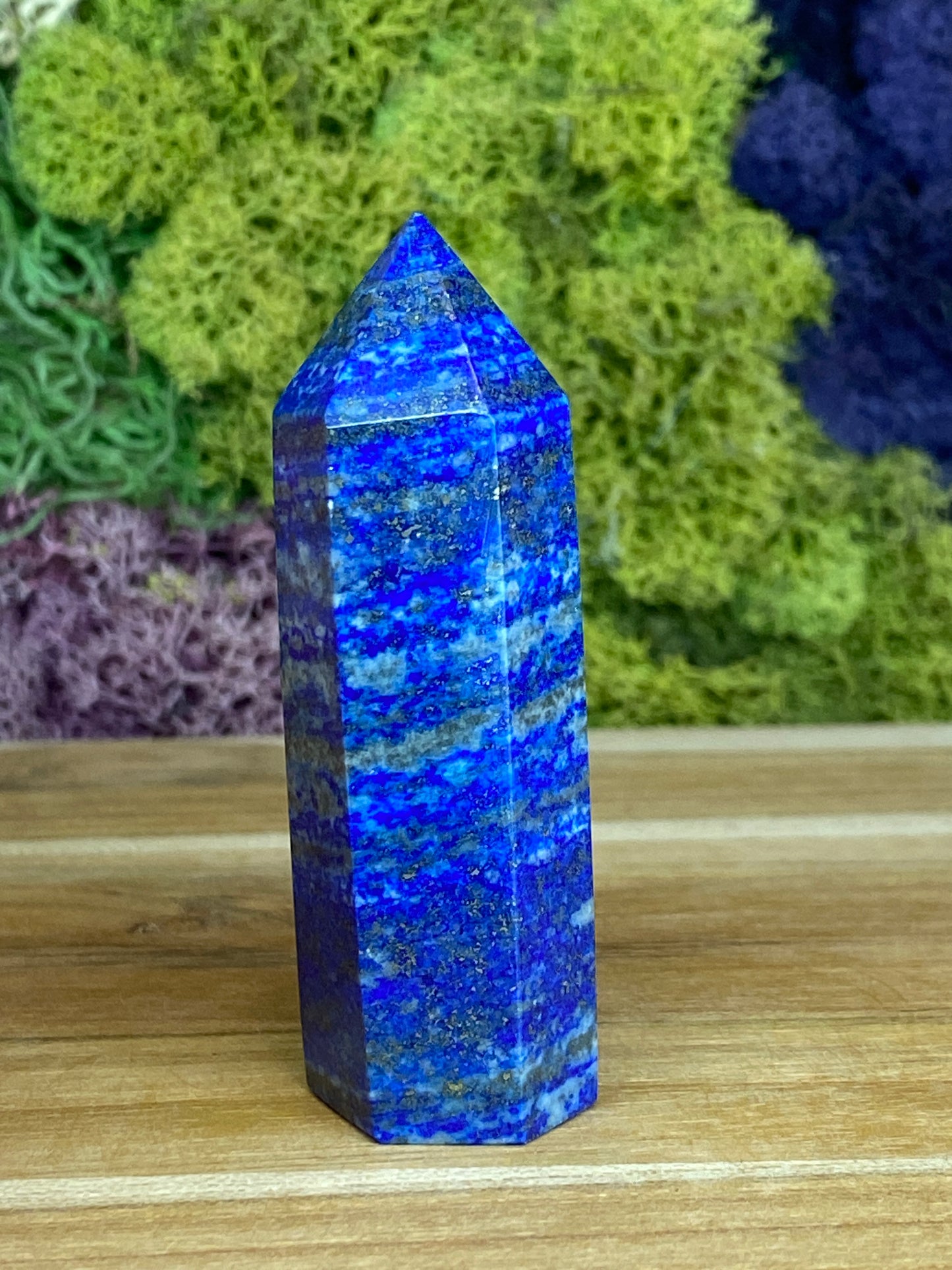 LAPIS LAZULI WITH PYRITE TOWER
