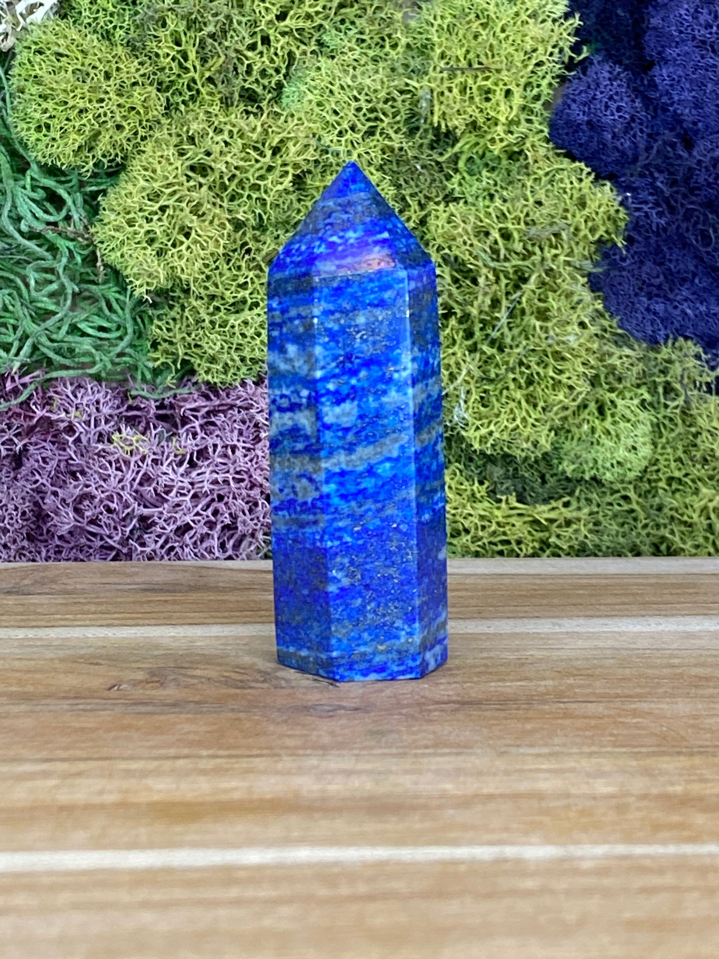 LAPIS LAZULI WITH PYRITE TOWER