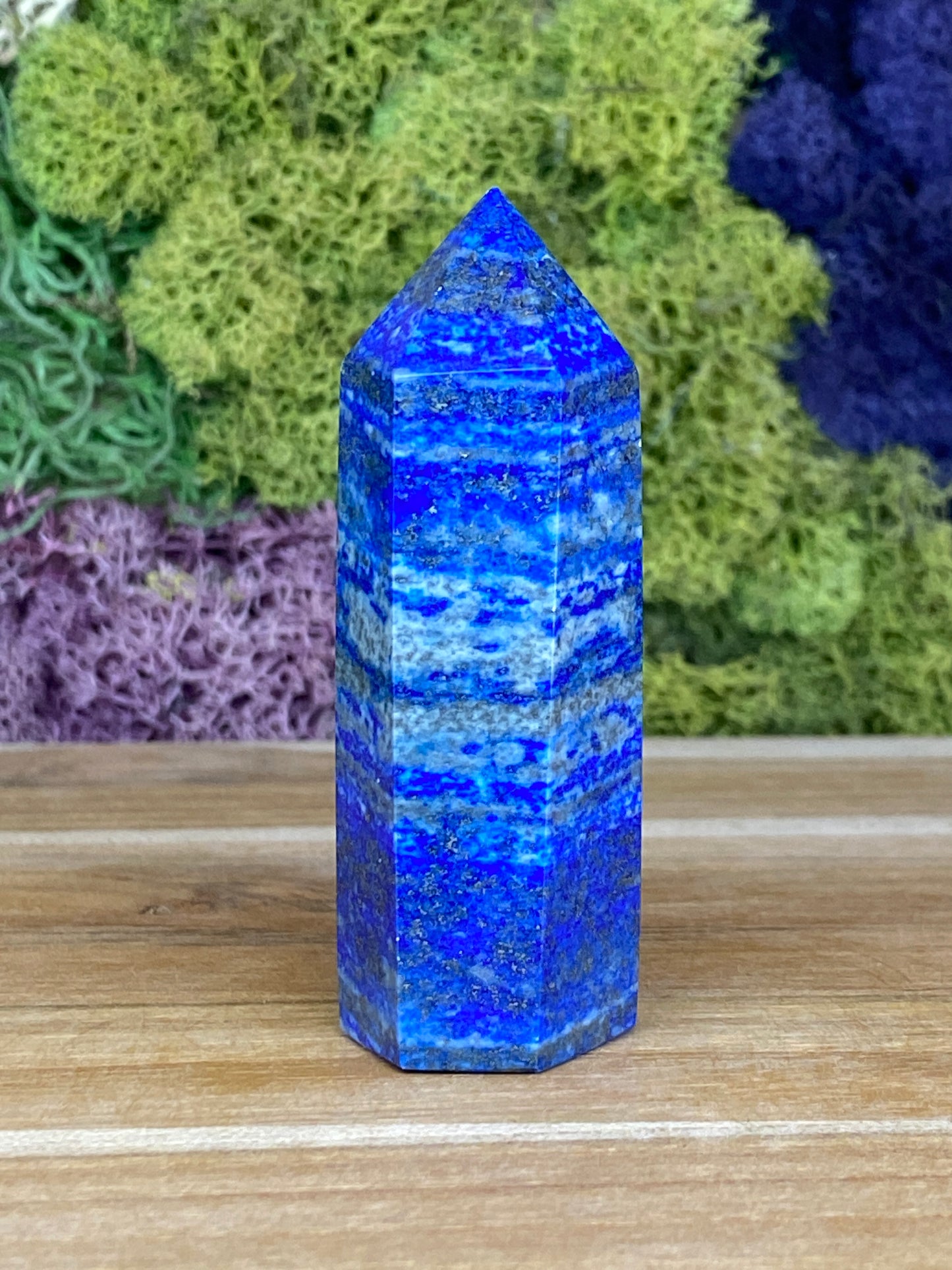 LAPIS LAZULI WITH PYRITE TOWER