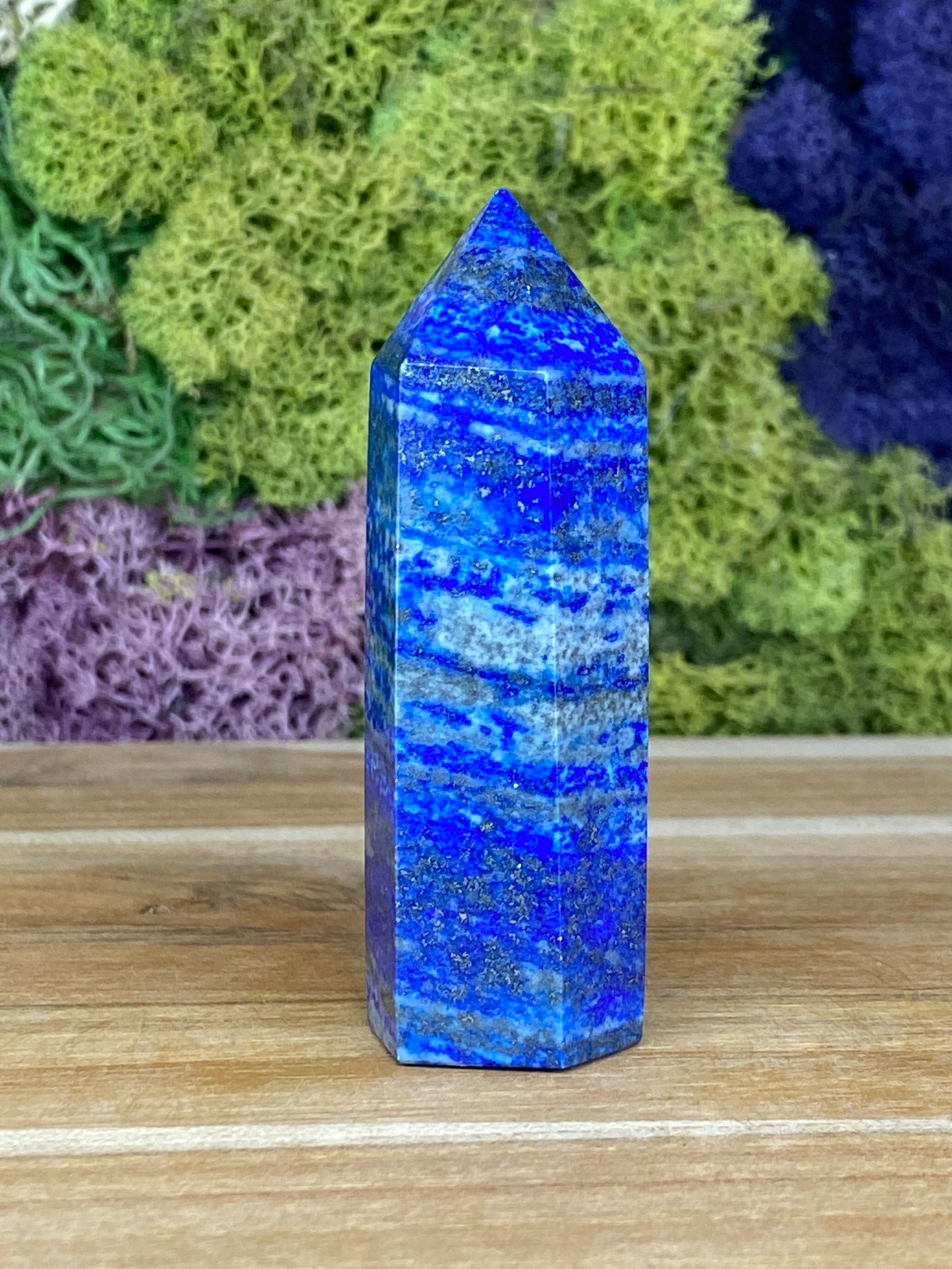 LAPIS LAZULI WITH PYRITE TOWER