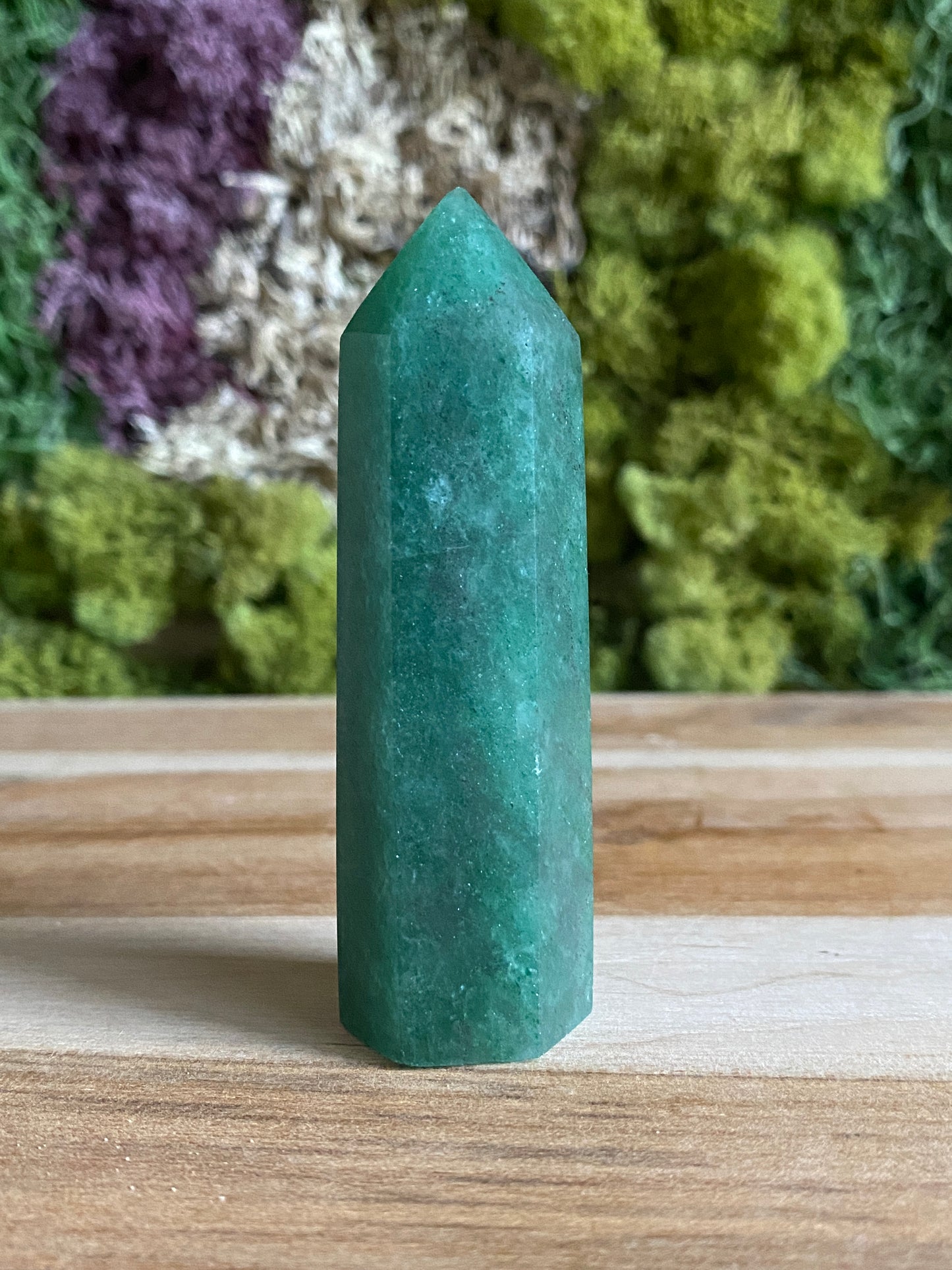 GREEN STRAWBERRY QUARTZ TOWER