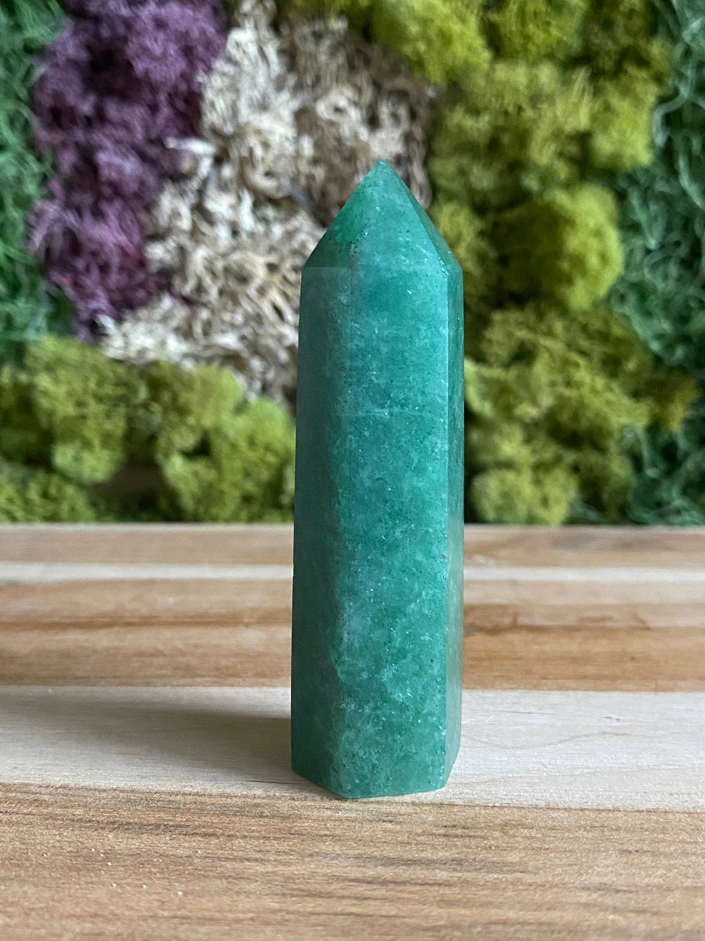 GREEN STRAWBERRY QUARTZ TOWER