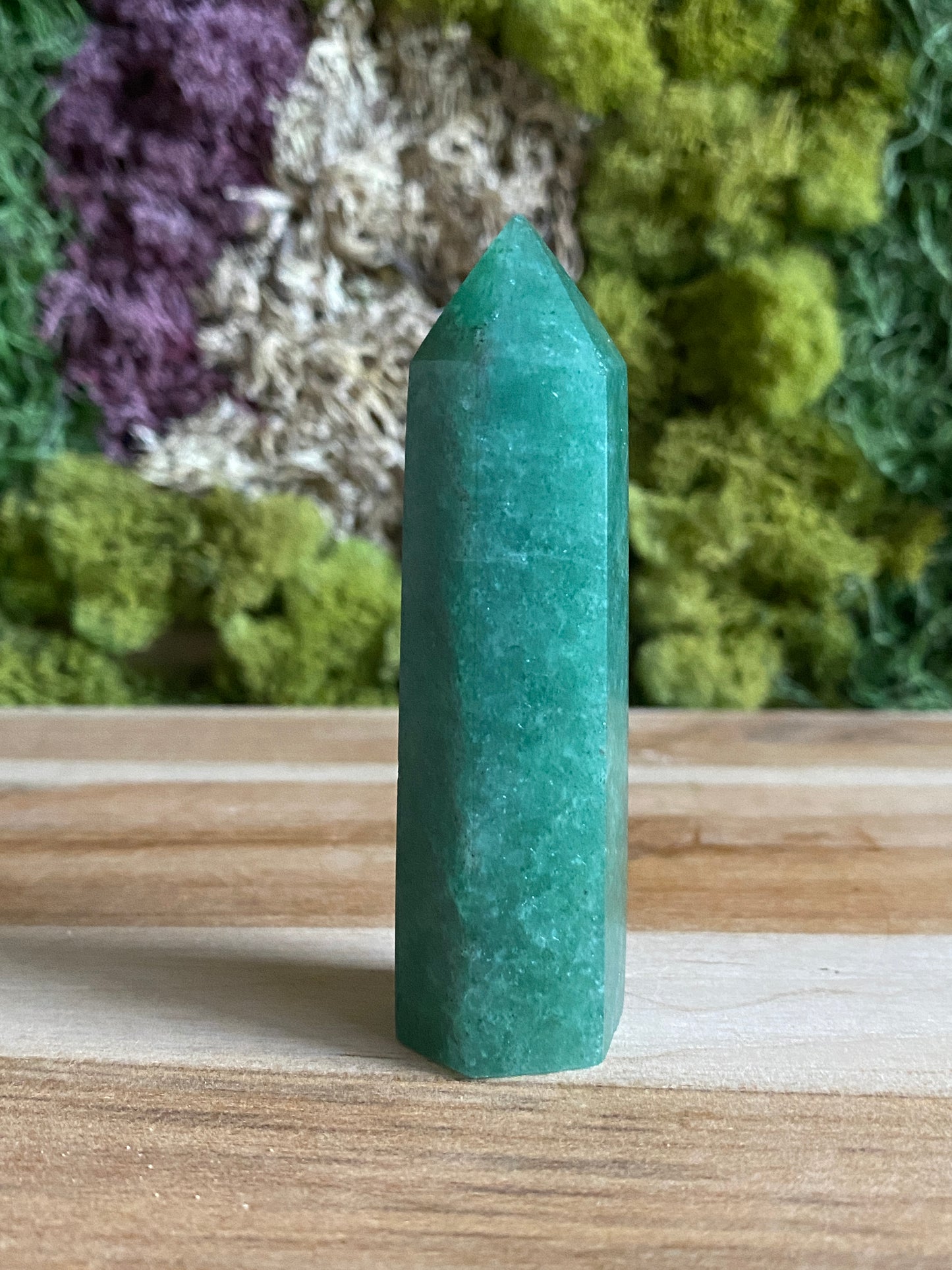 GREEN STRAWBERRY QUARTZ TOWER