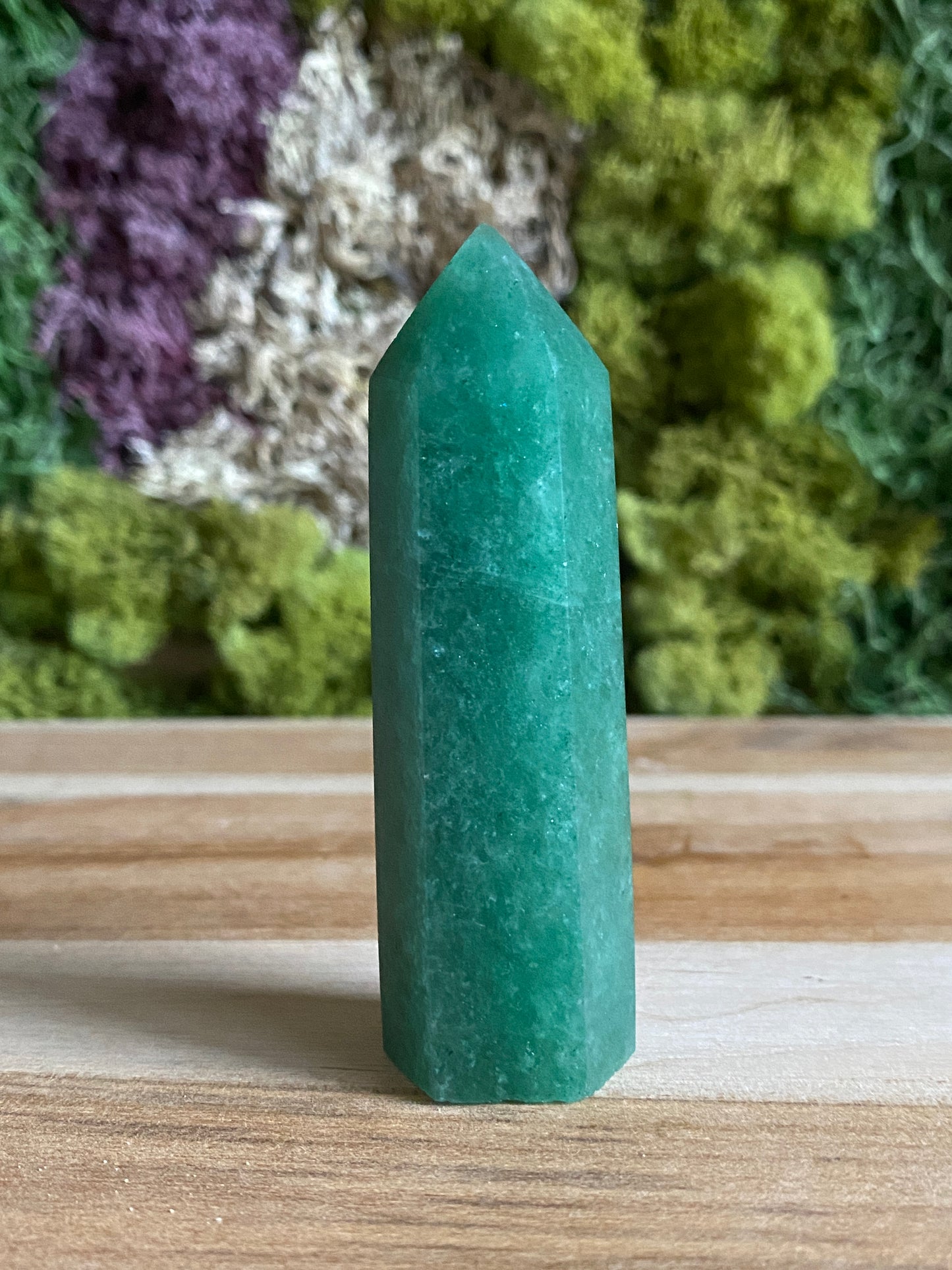 GREEN STRAWBERRY QUARTZ TOWER