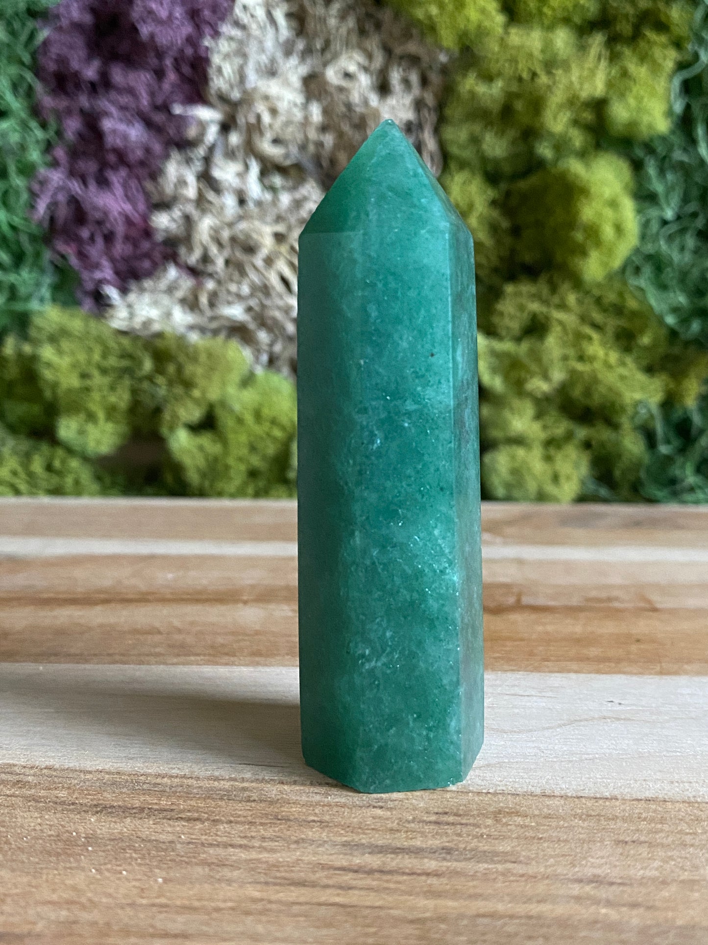 GREEN STRAWBERRY QUARTZ TOWER