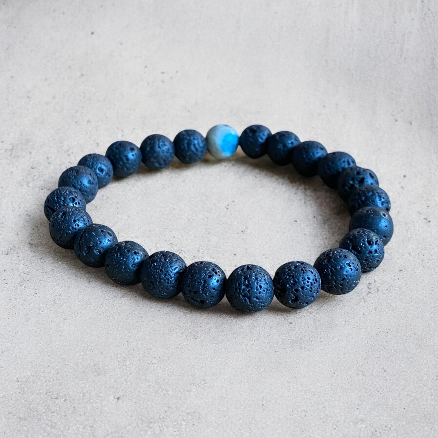 K2 & LAVA STONE BRACELET