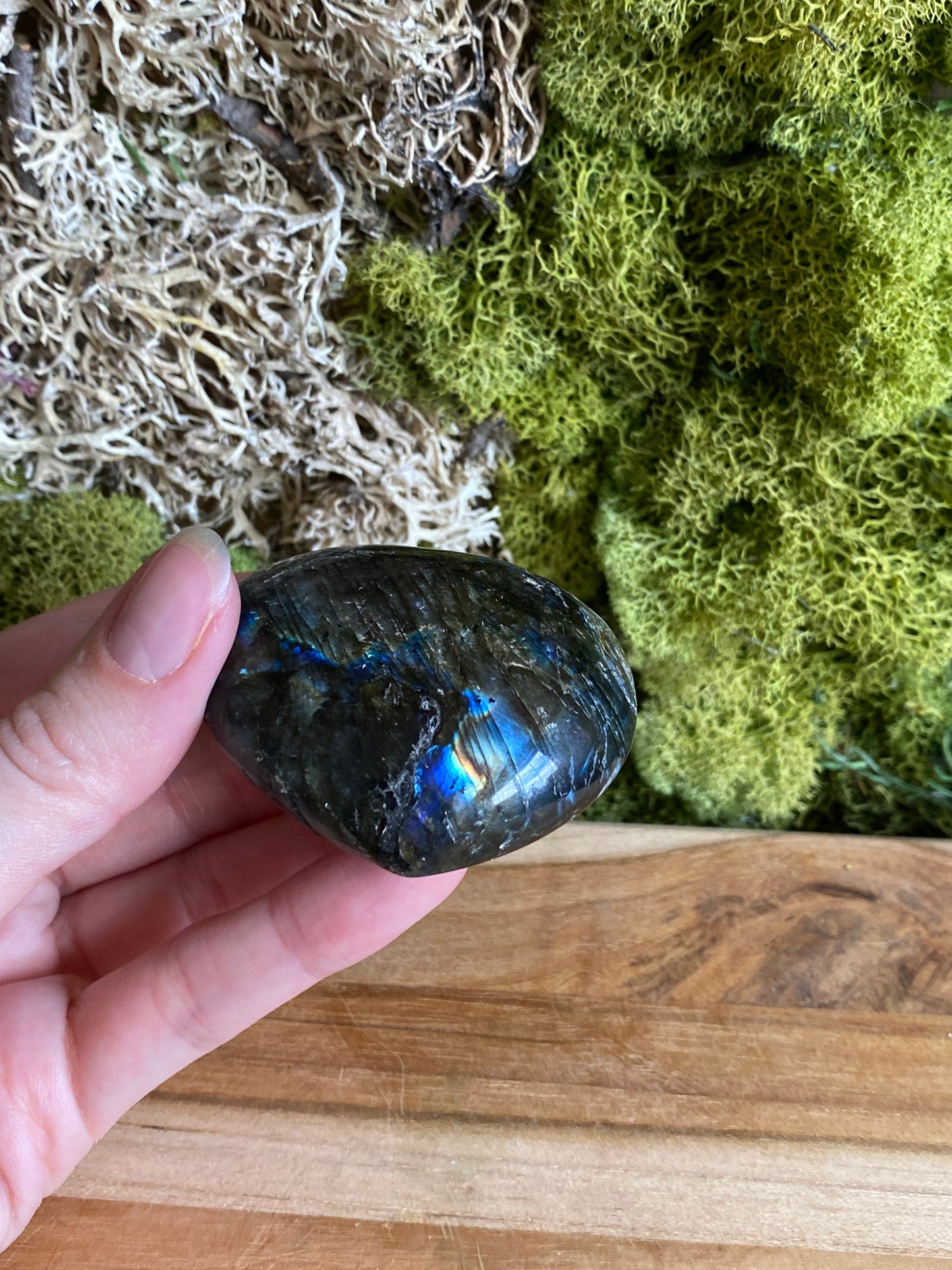 LABRADORITE HEART