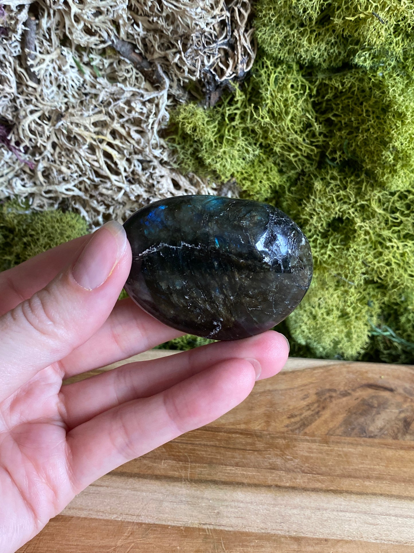 LABRADORITE HEART