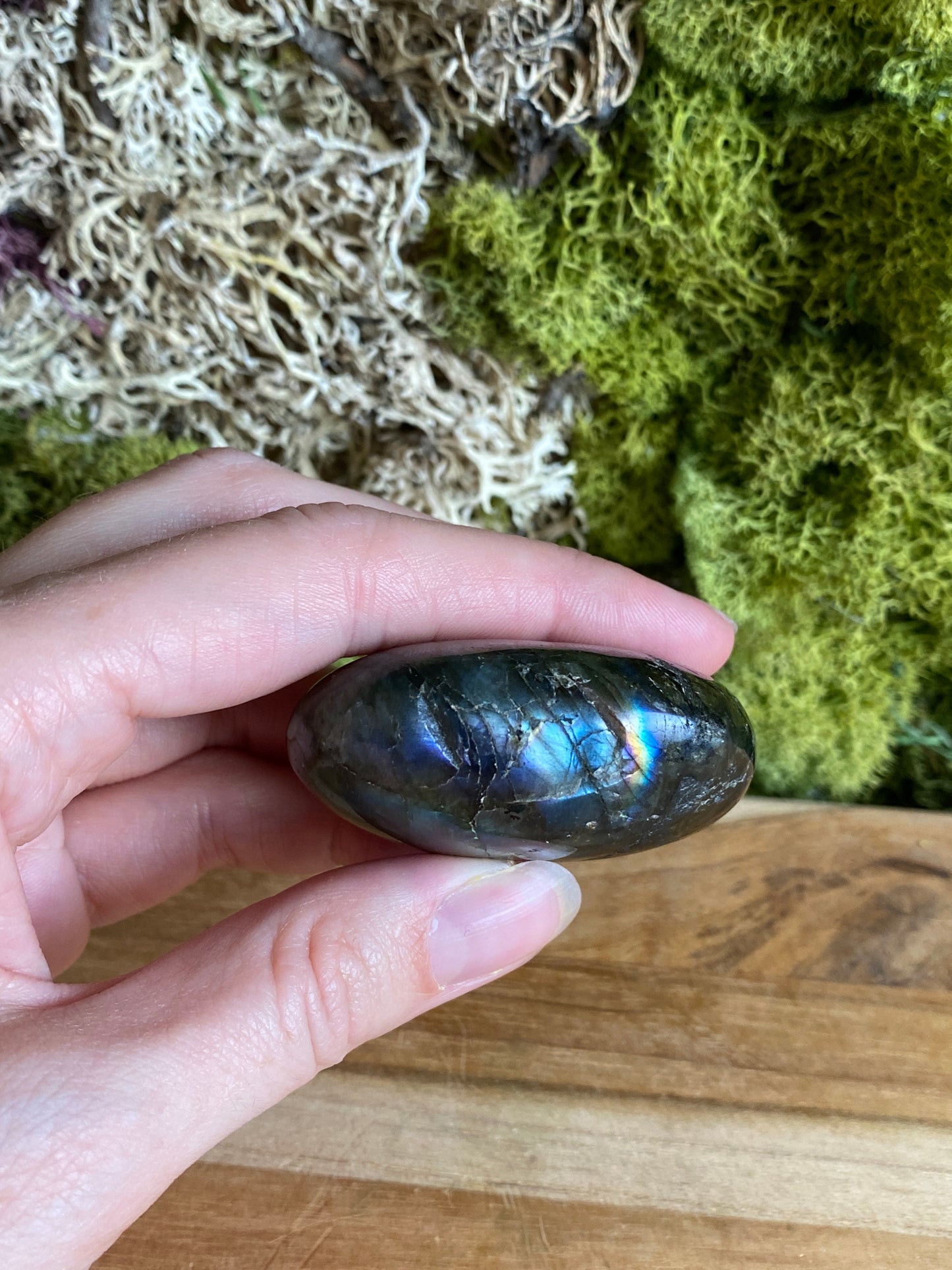 LABRADORITE HEART