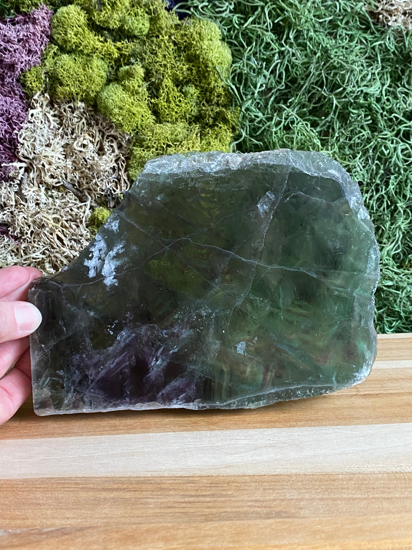 RAINBOW FLUORITE SLAB