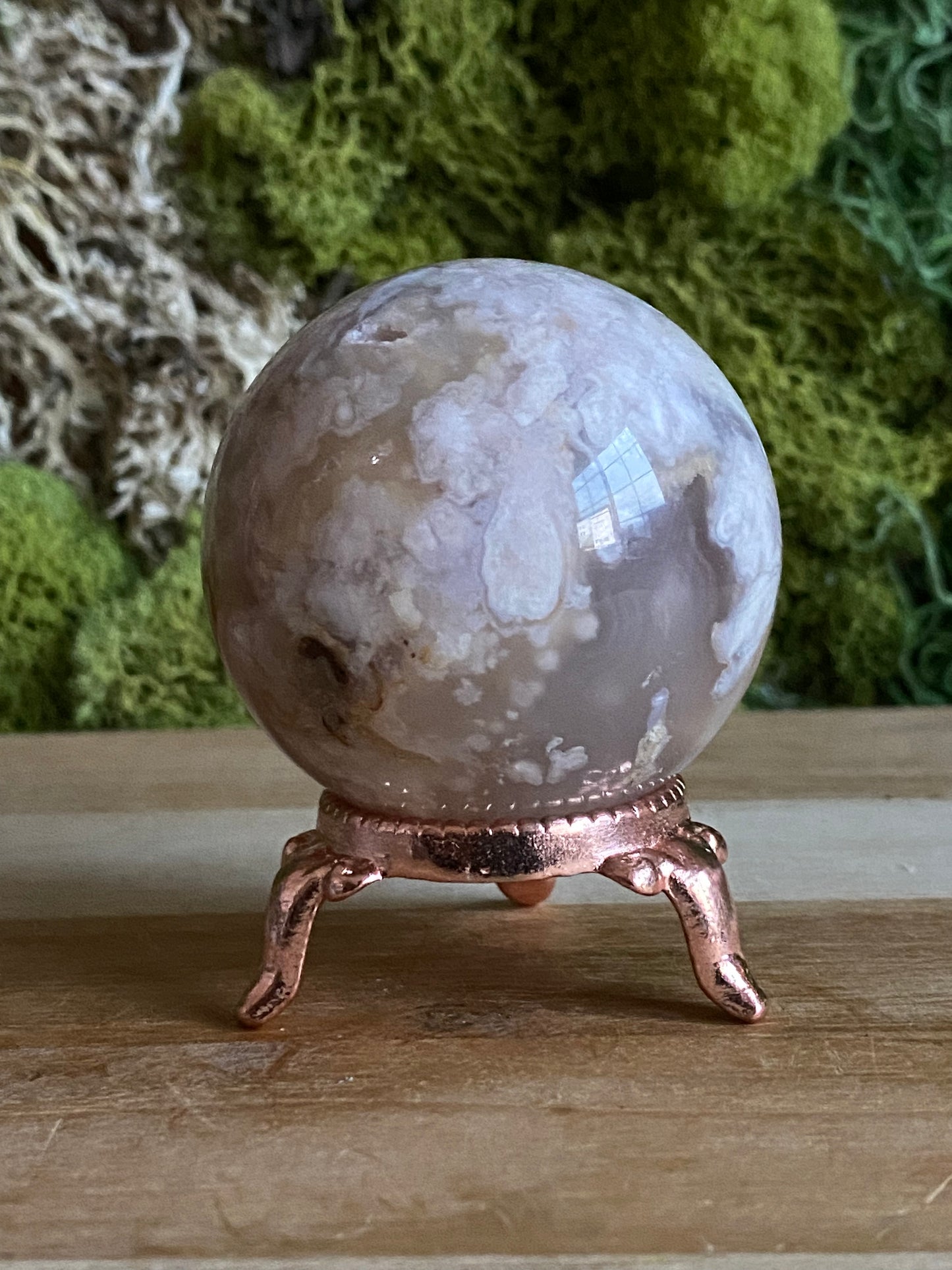 FLOWER AGATE SPHERE