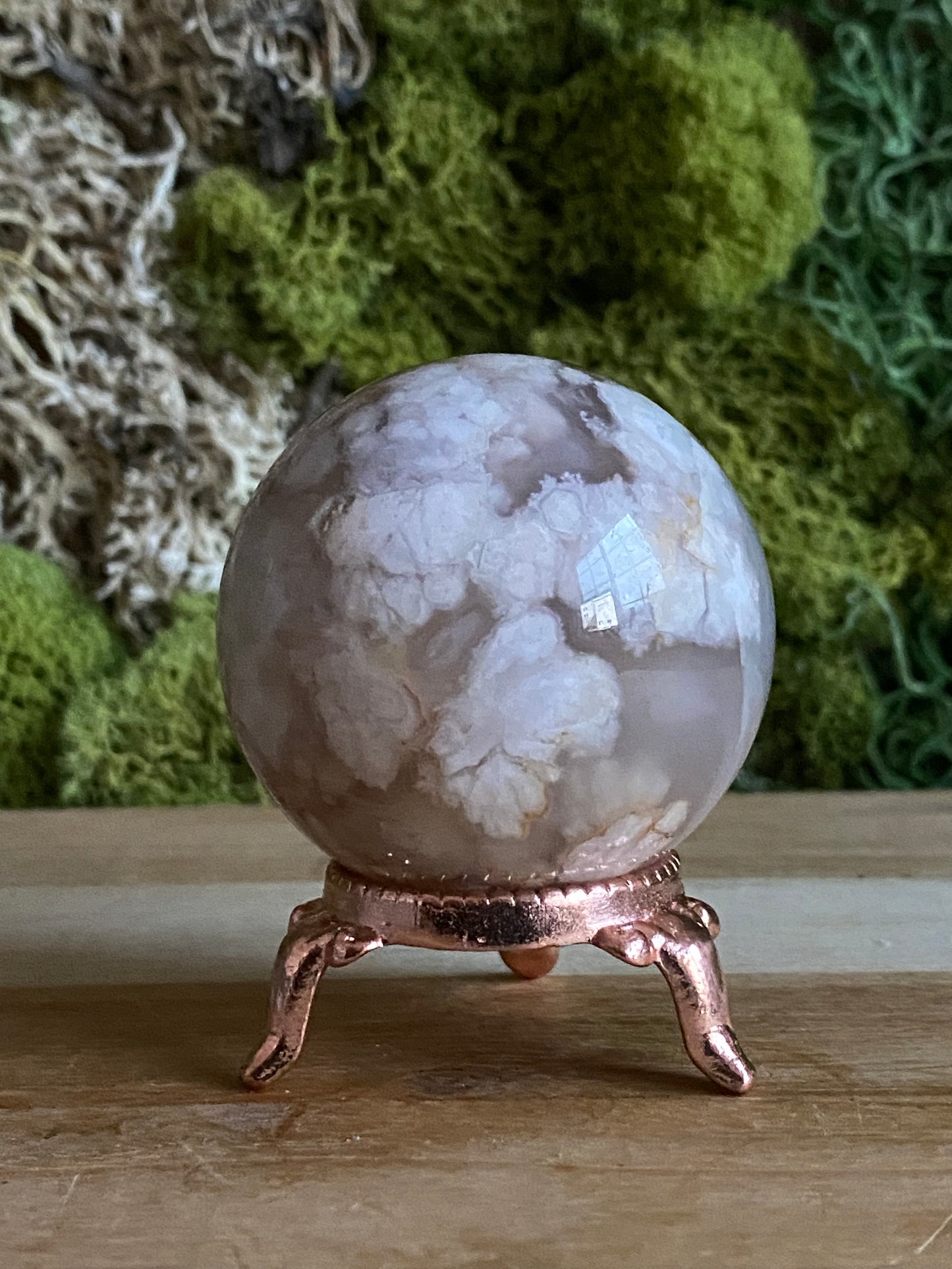 FLOWER AGATE SPHERE