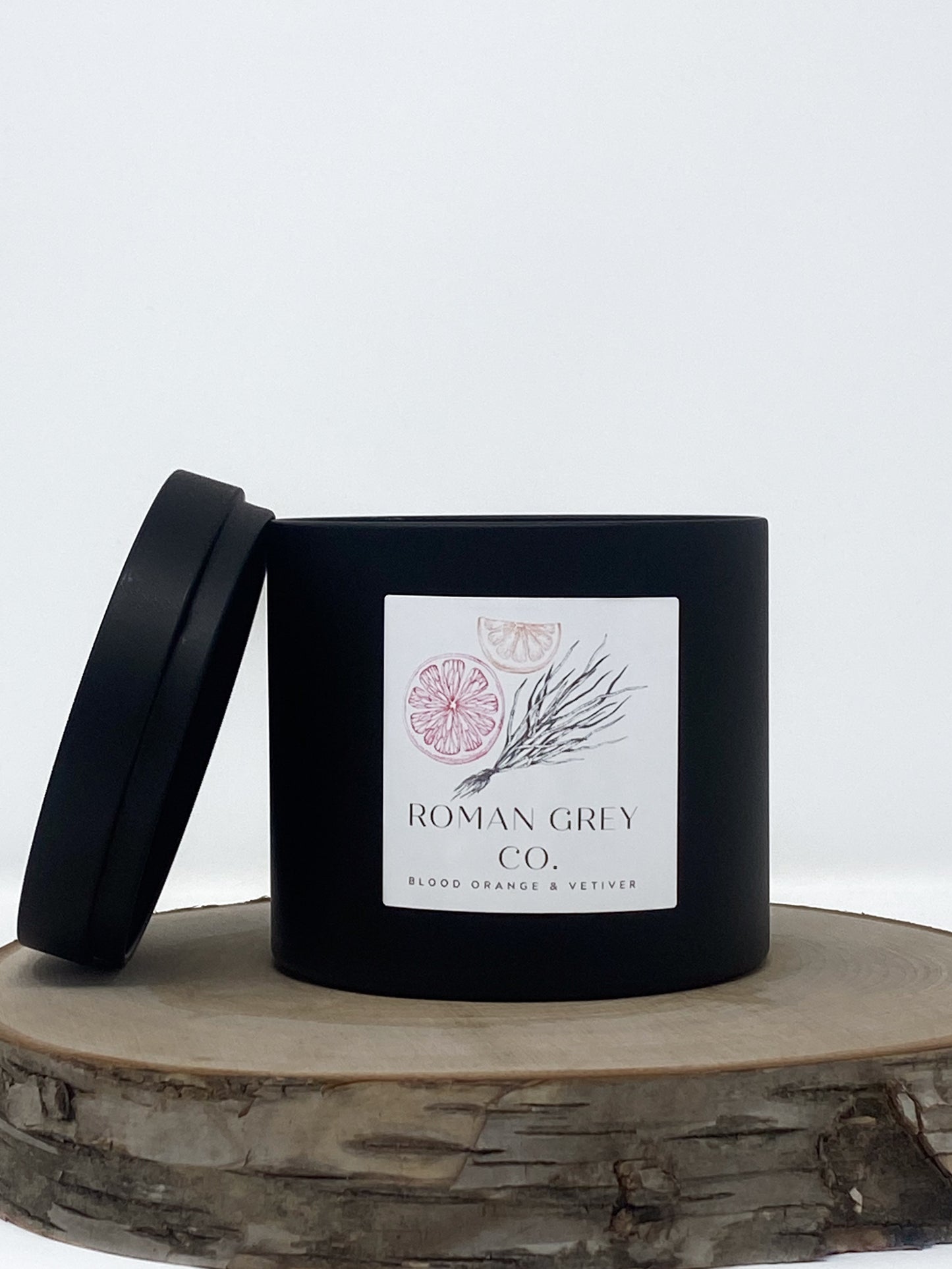 BLOOD ORANGE & VETIVER SOY CANDLE 16 OZ.