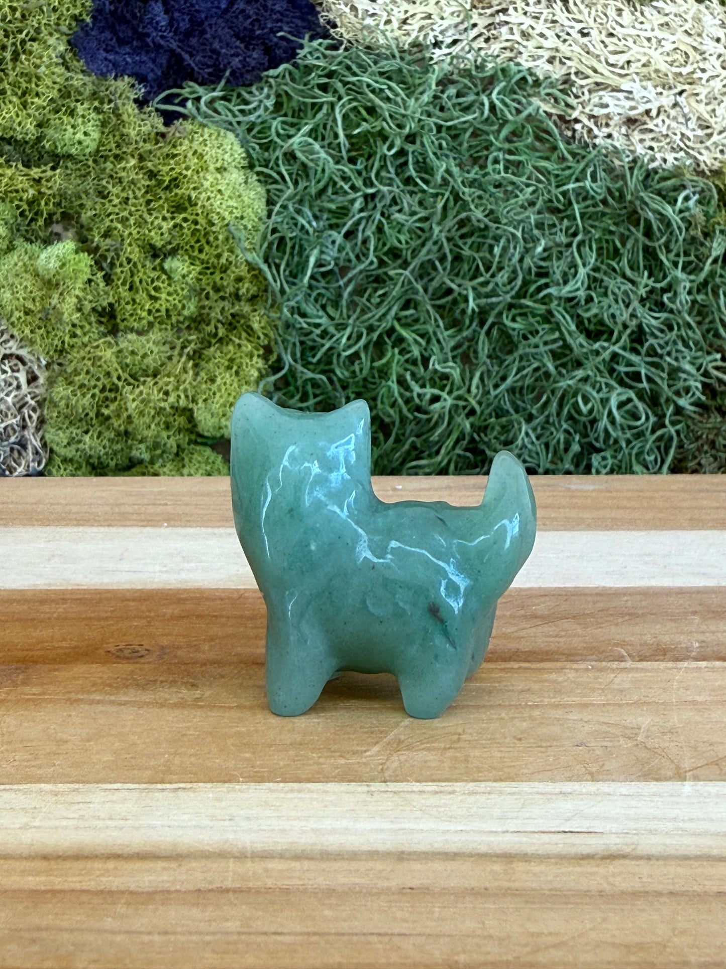 GREEN AVENTURINE CAT