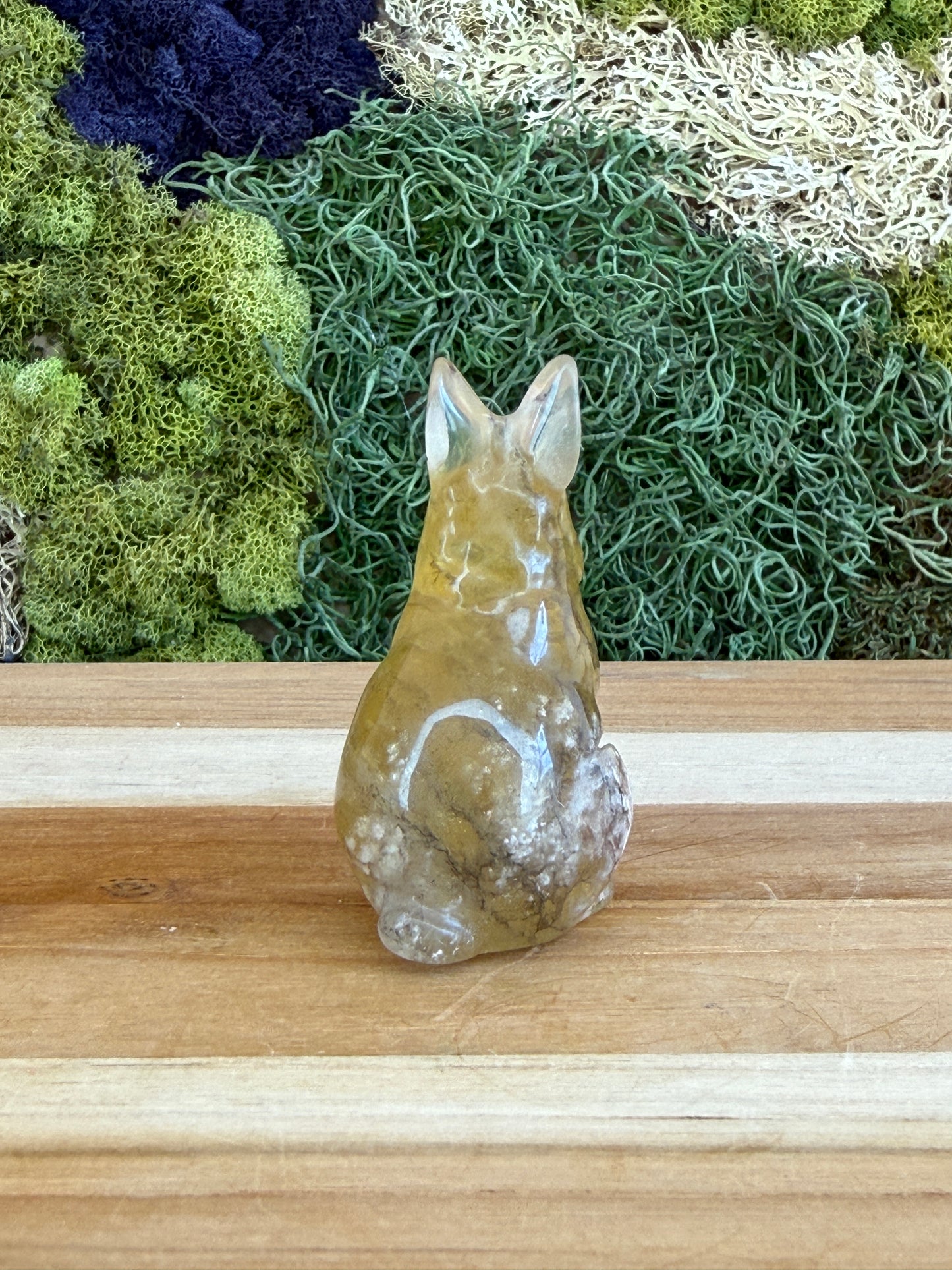 YELLOW FLUORITE BUNNY