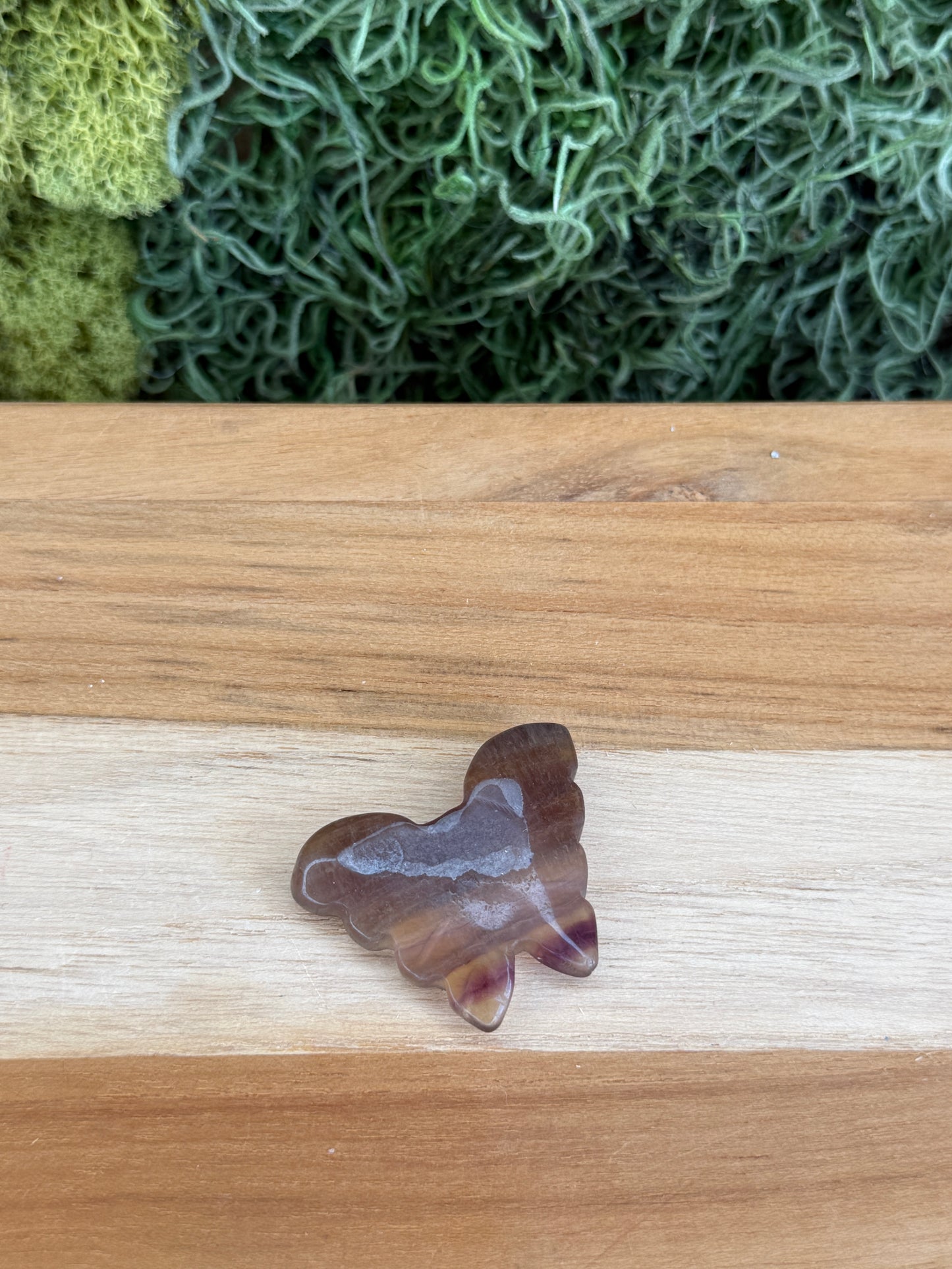 RAINBOW FLUORITE BUTTERFLY