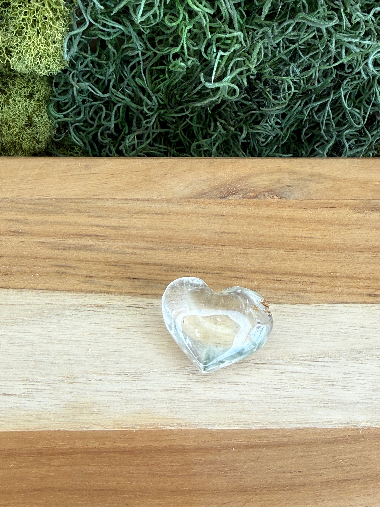 CLEAR QUARTZ HEART