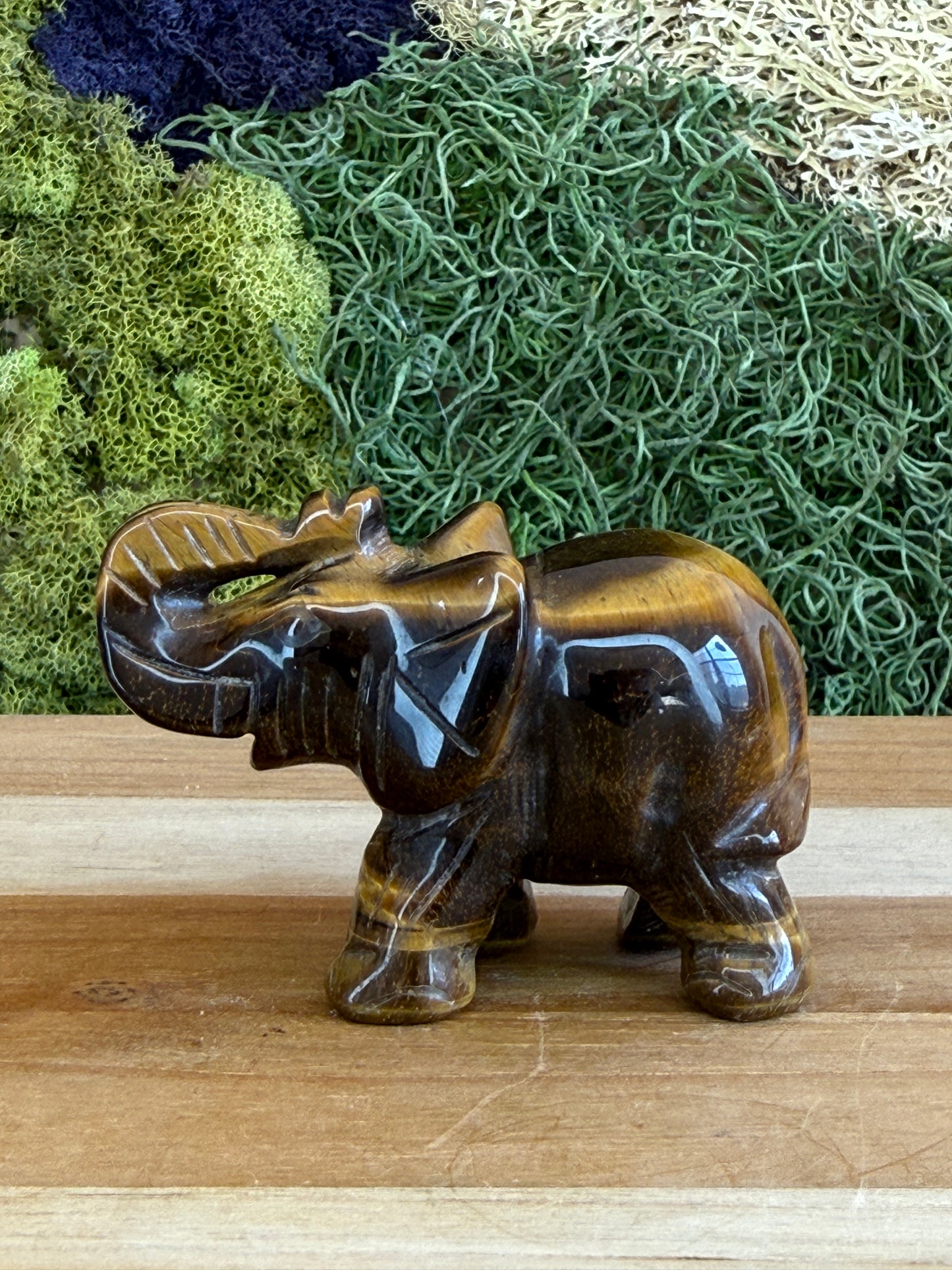 TIGERS EYE ELEPHANT XL