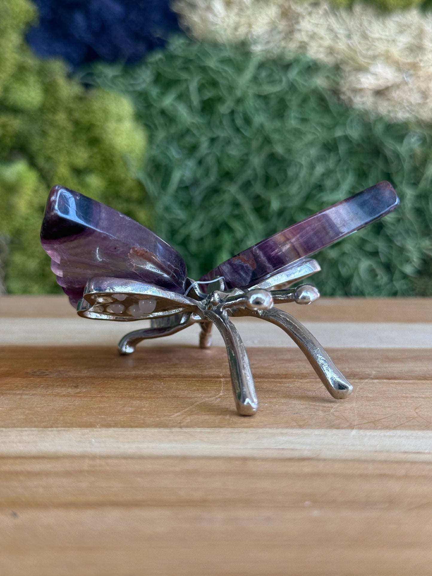 RAINBOW FLUORITE BUTTERFLY