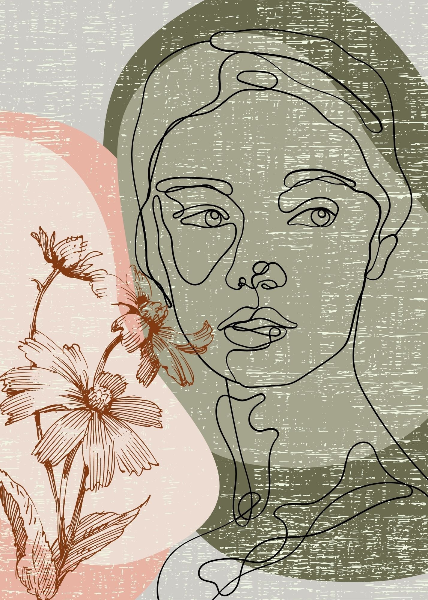 FLEURS PRINT 5x7