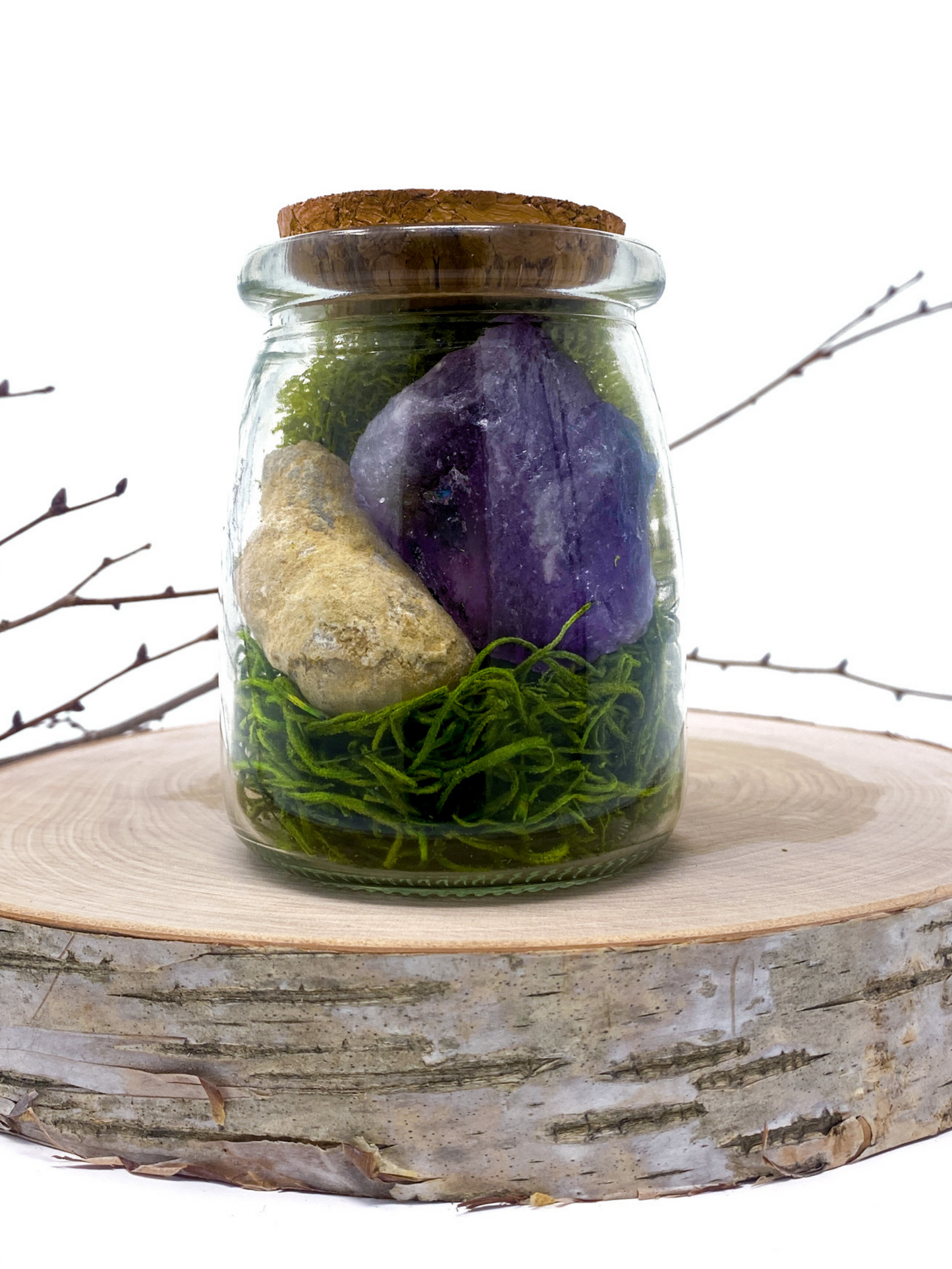 CRACK YOUR OWN GEODE AMETHYST & GEODE CRYSTAL TERRARIUM