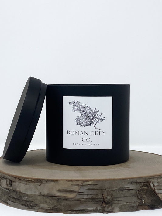 FROSTED JUNIPER SOY CANDLE 16 OZ.