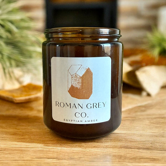 EGYPTIAN AMBER SOY CANDLE 8 OZ.