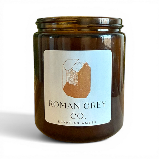 EGYPTIAN AMBER SOY CANDLE 8 OZ.
